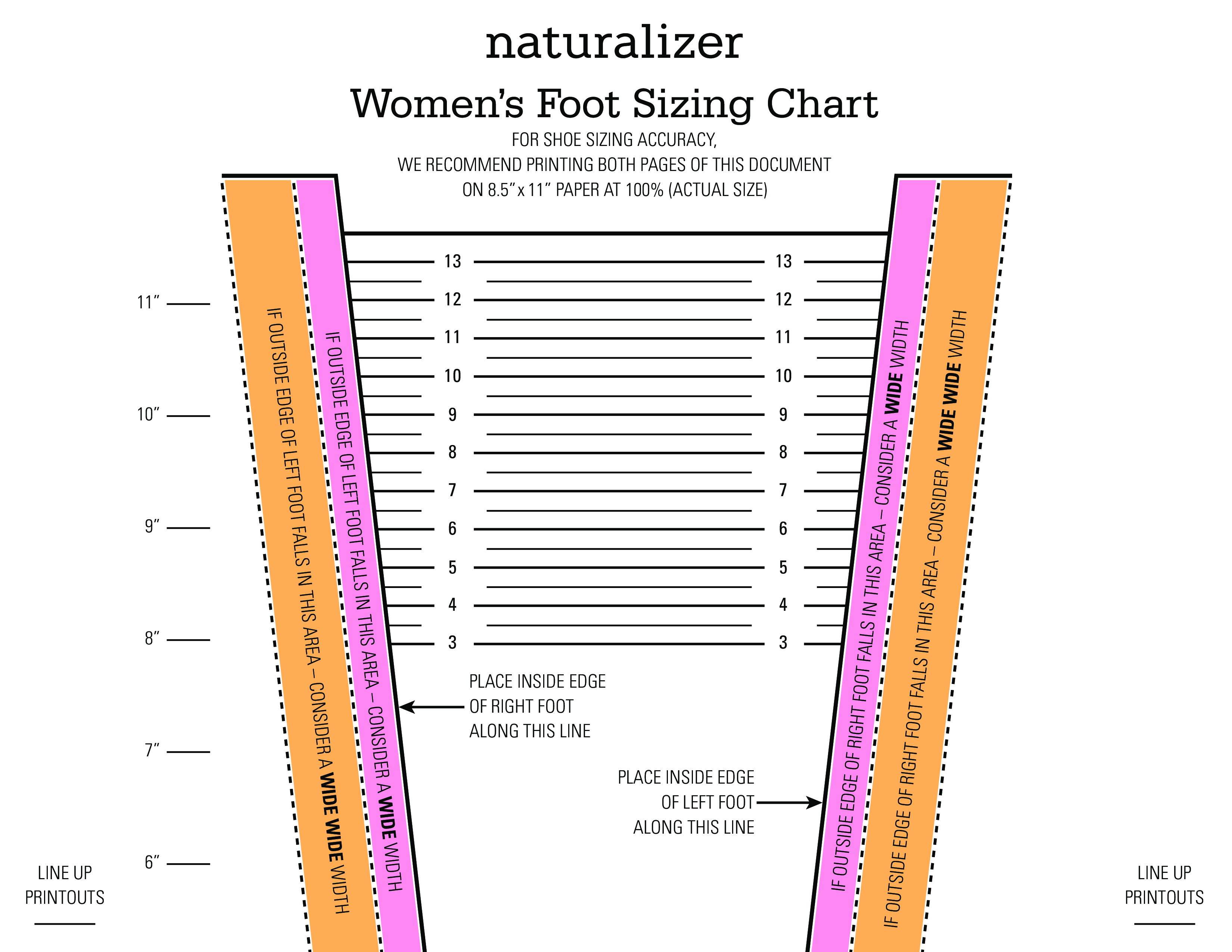 shoe size chart 8