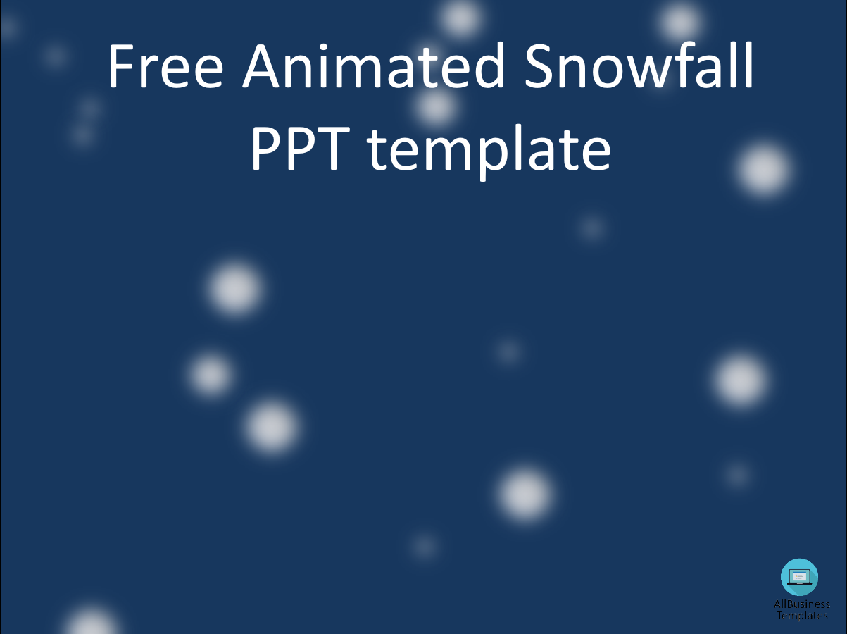 snowfall presentation template