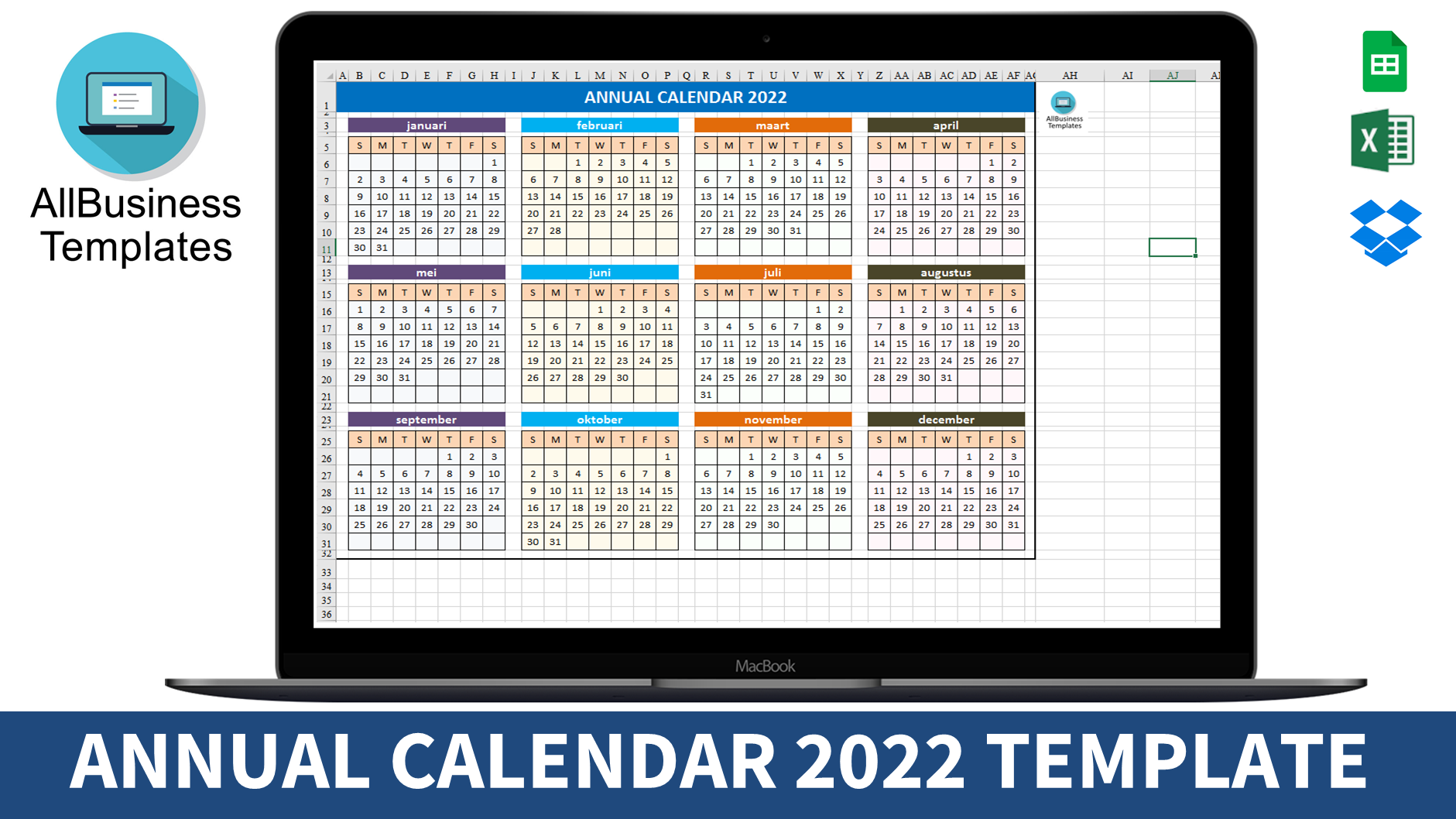 blank calendar 2023 template voorbeeld afbeelding 