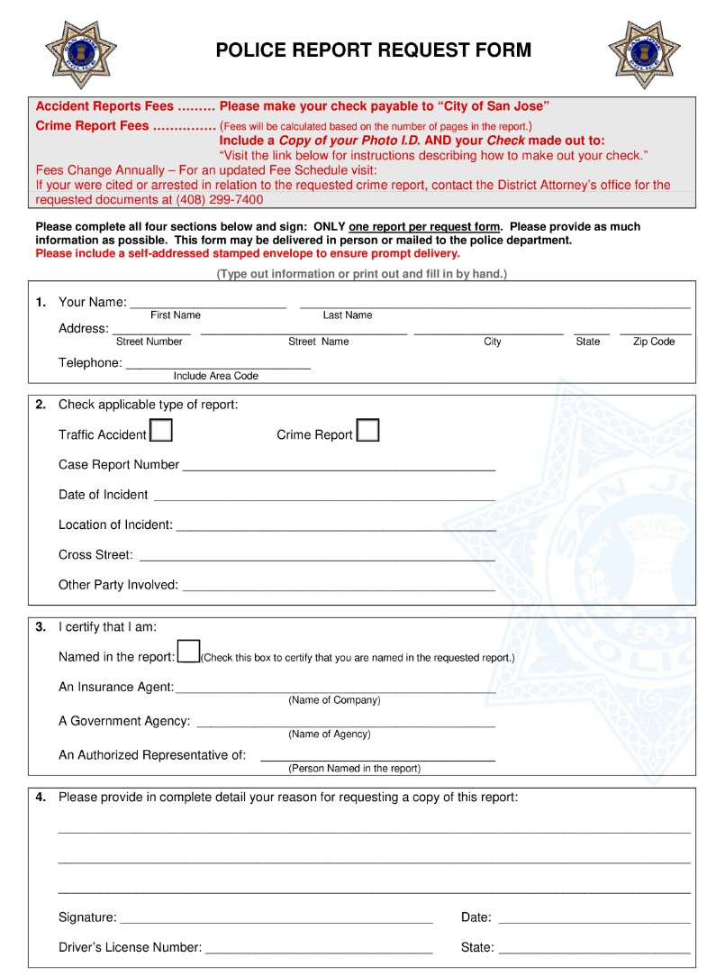 Police Accident Report Example main image