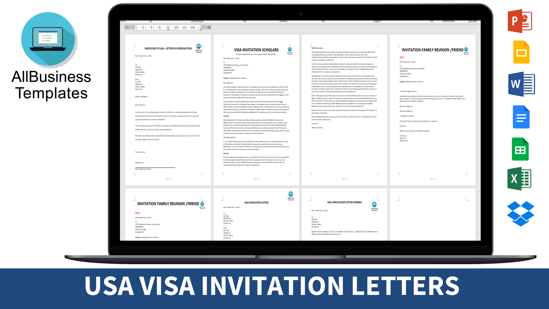 invitation letter for us visa voorbeeld afbeelding 