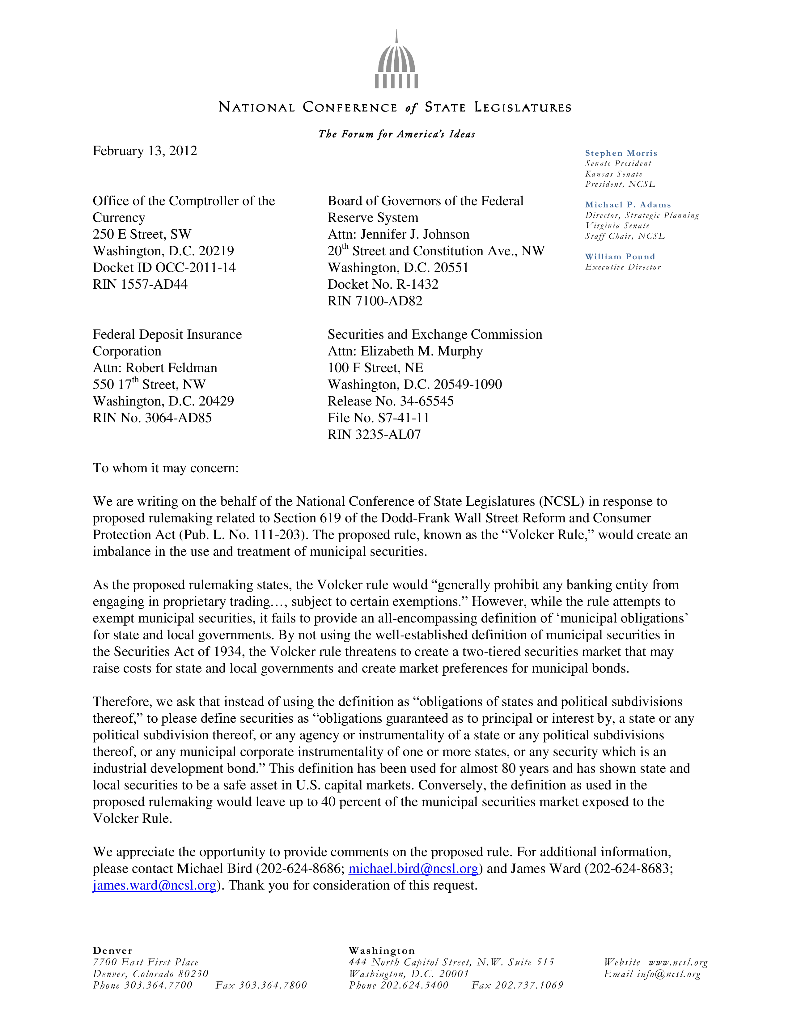 formal comments on proposed rule Hauptschablonenbild