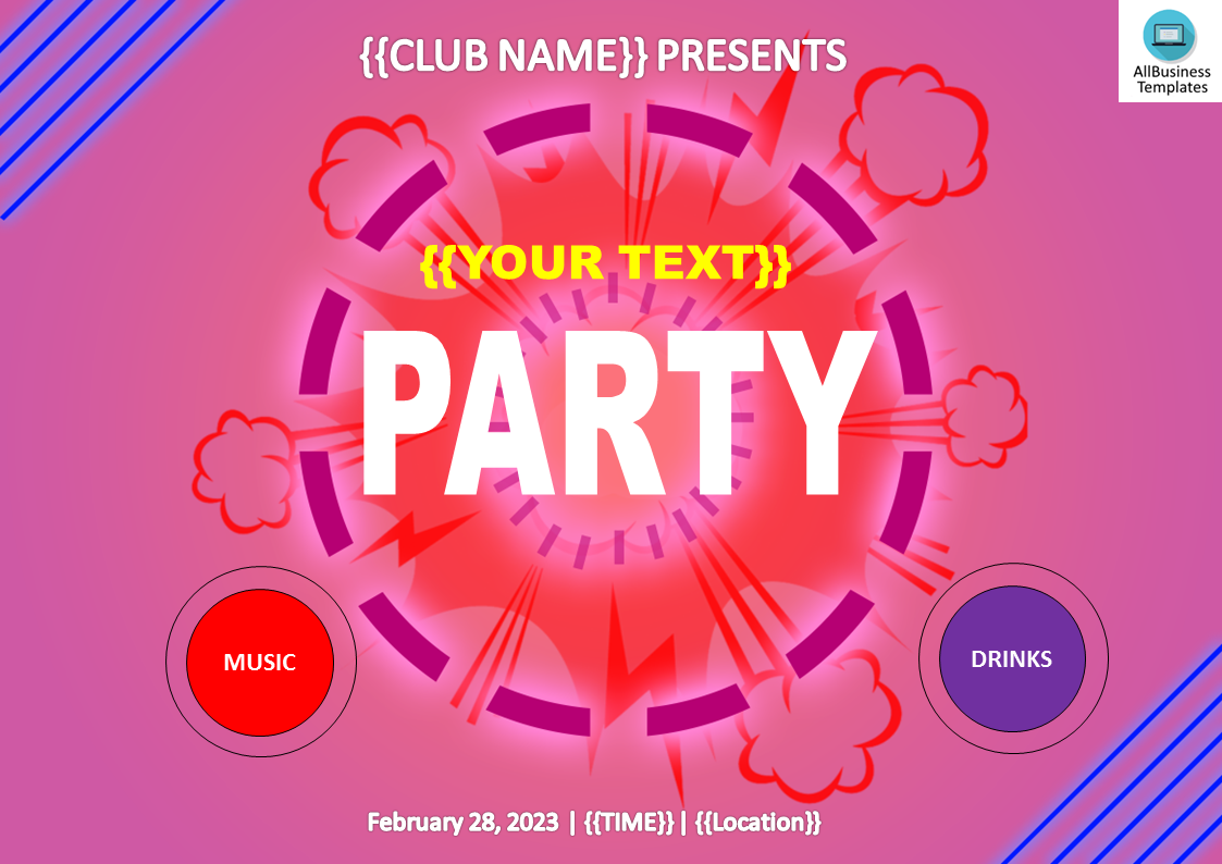 club flyer modèles