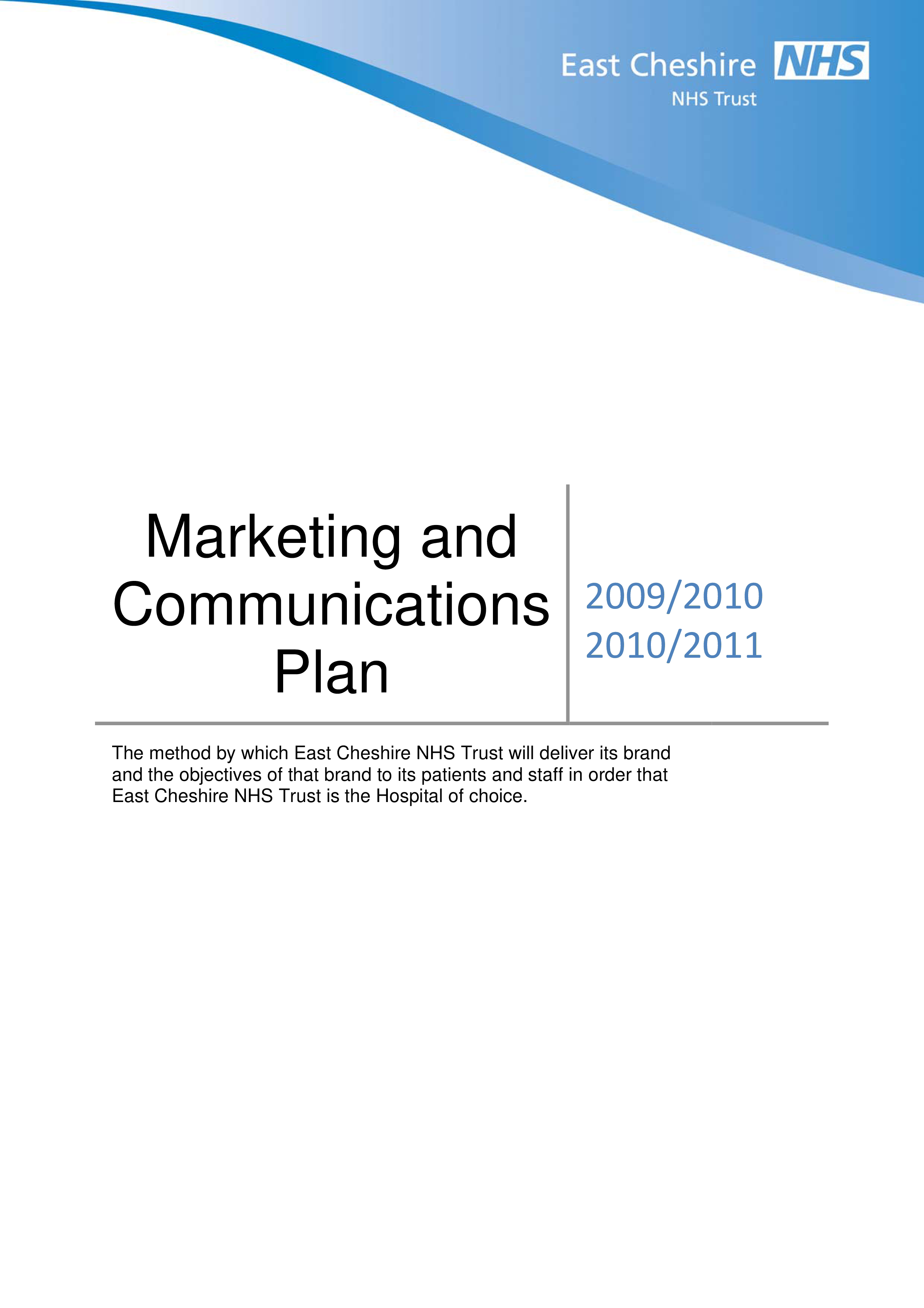 Marketing And Communications Strategy 模板