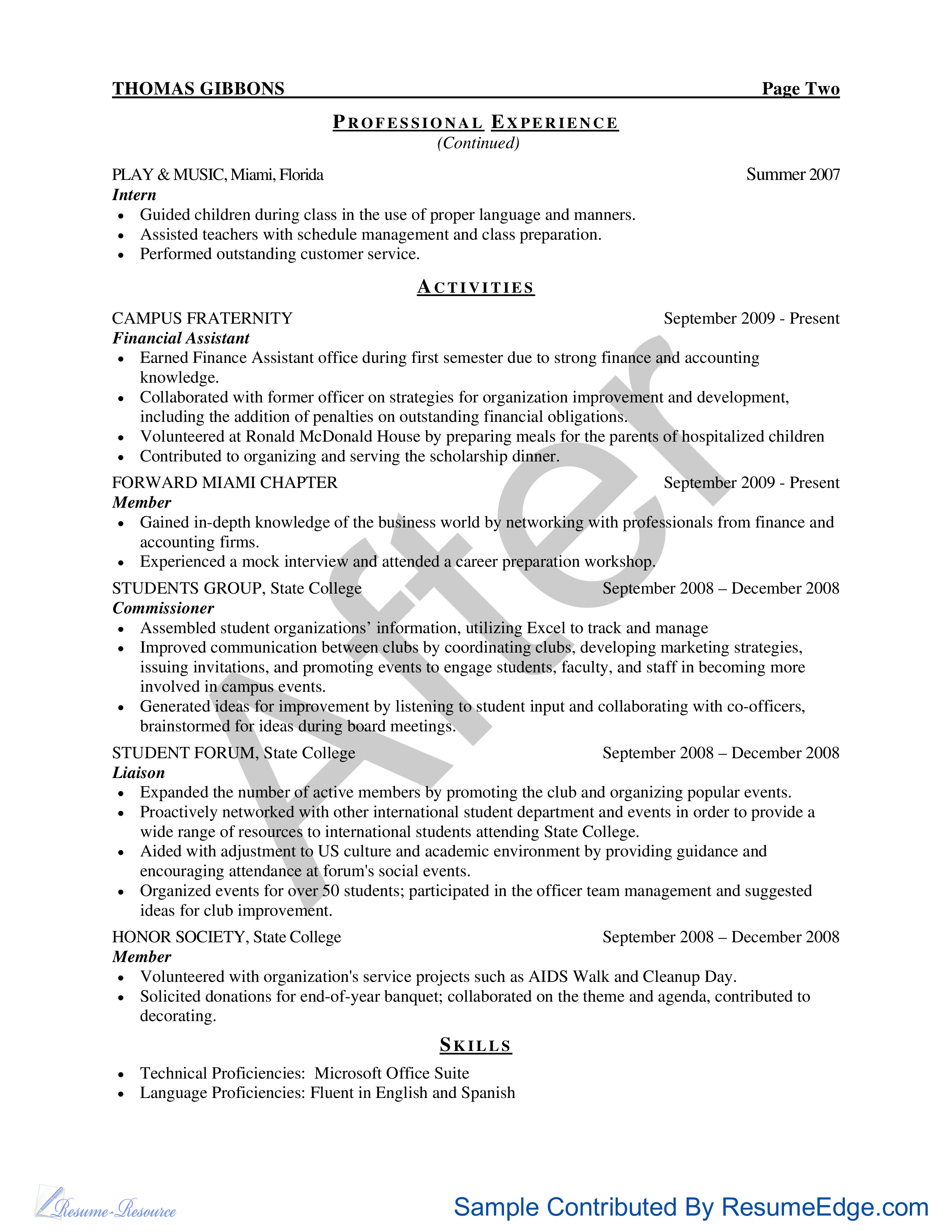 Internship Resume Example no experience - 7045fcc5 F44a 482d 8d3f 4dc67f86c8cf 3 