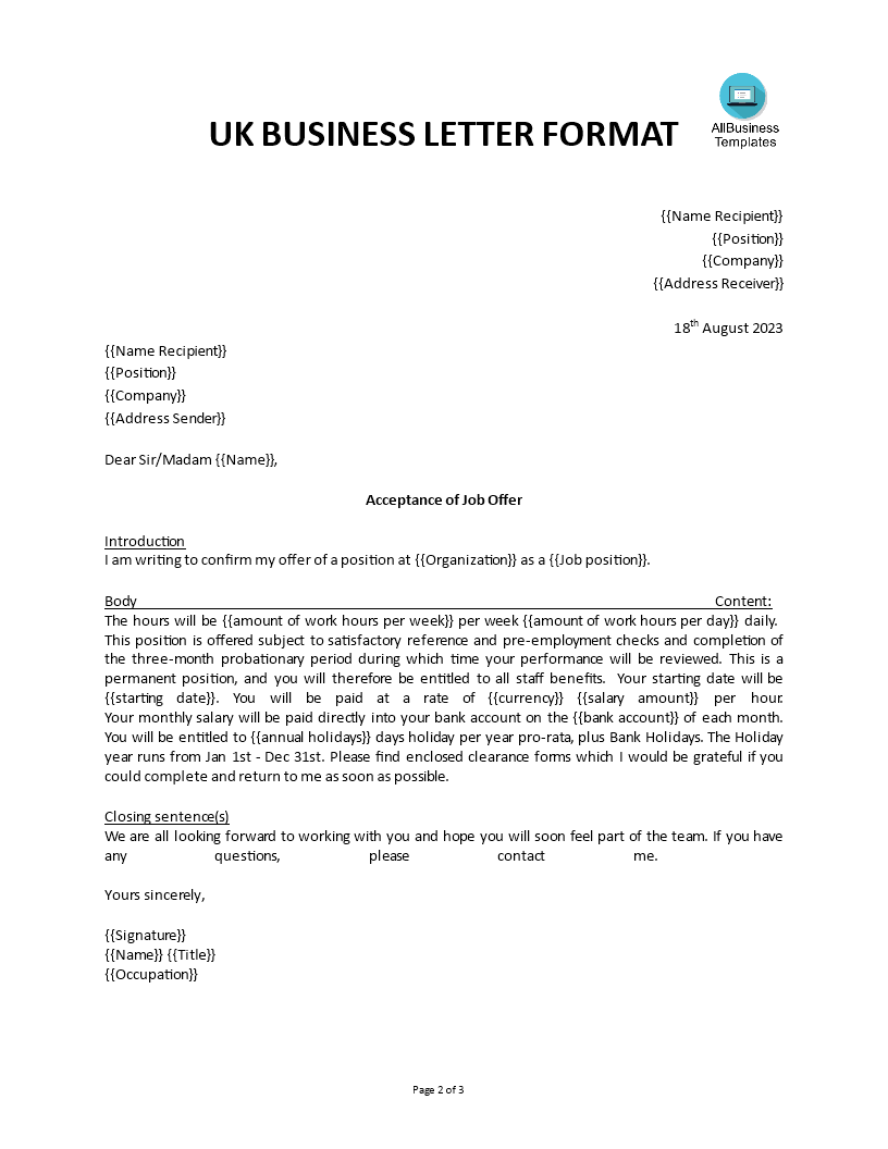 Kostenloses UK Business Letter Format settlement-demand-letter-exle-infoupdate