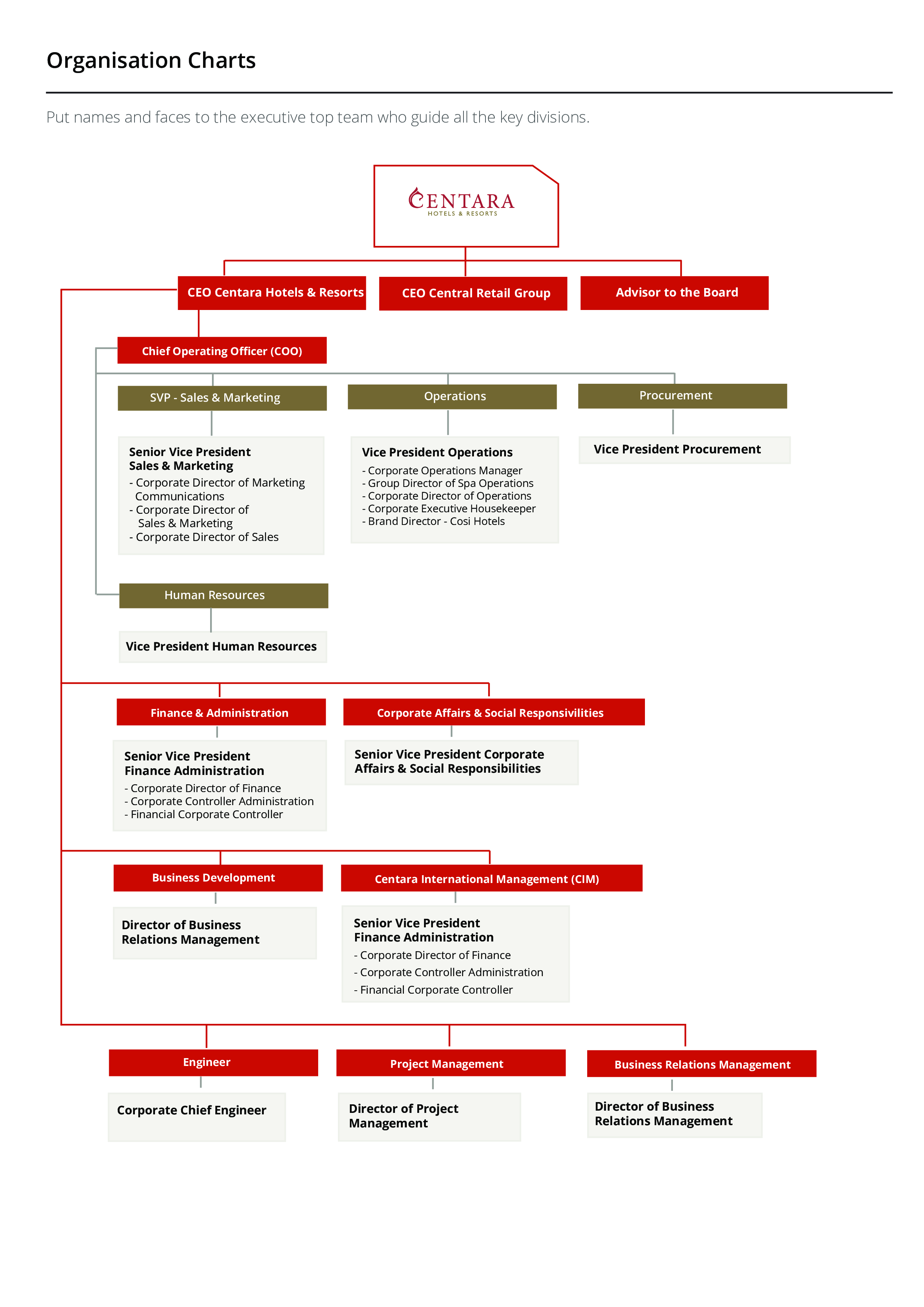 business organization chart plantilla imagen principal