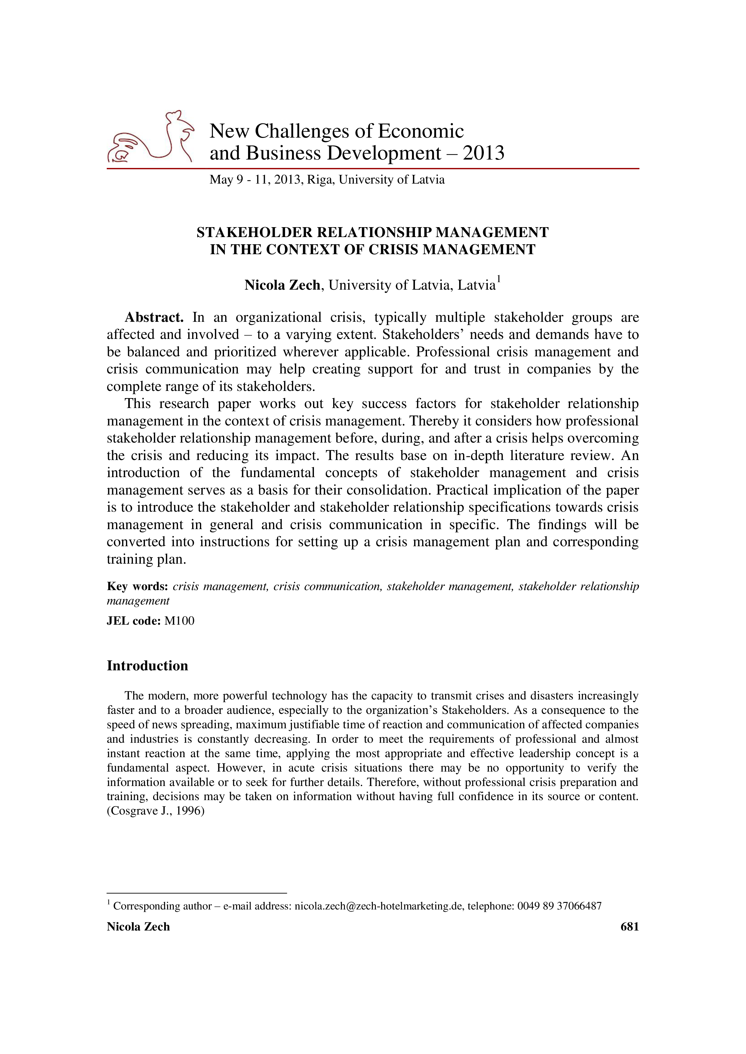 stakeholder relationship management plan modèles