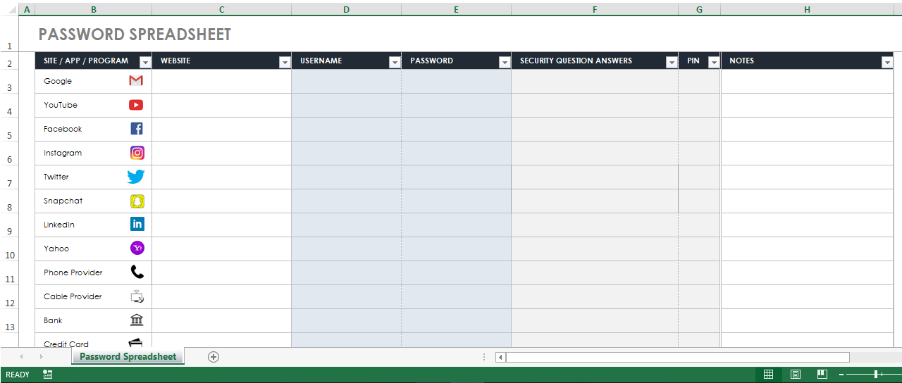 my passwords xlsx voorbeeld afbeelding 