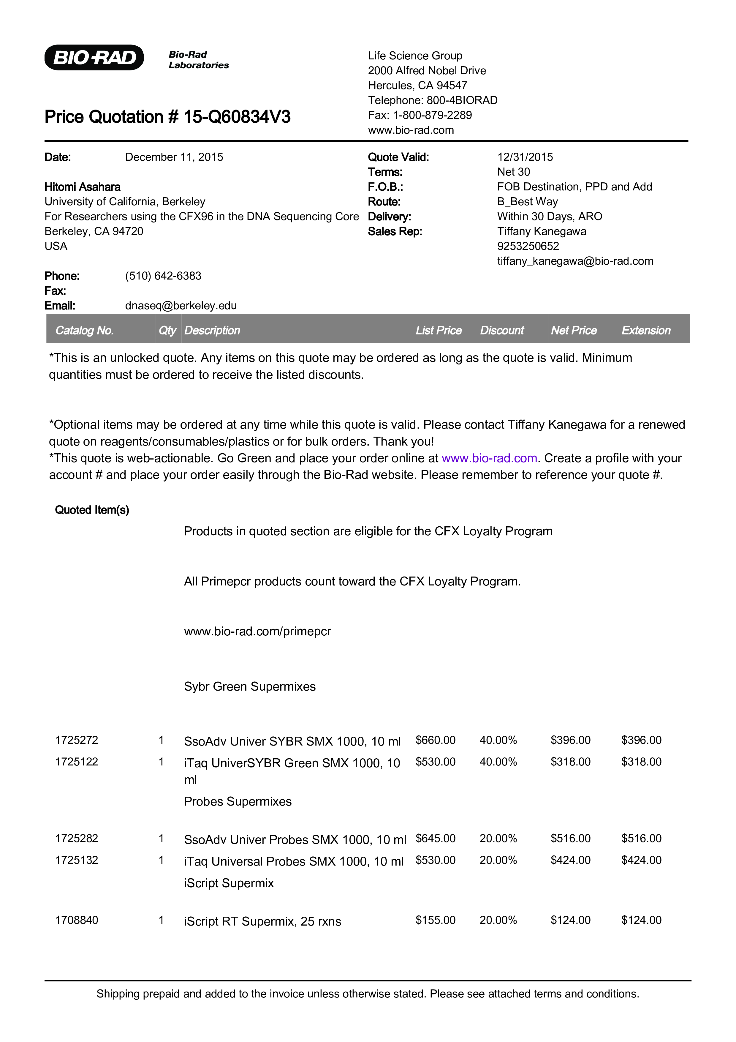 formal price quotation voorbeeld afbeelding 