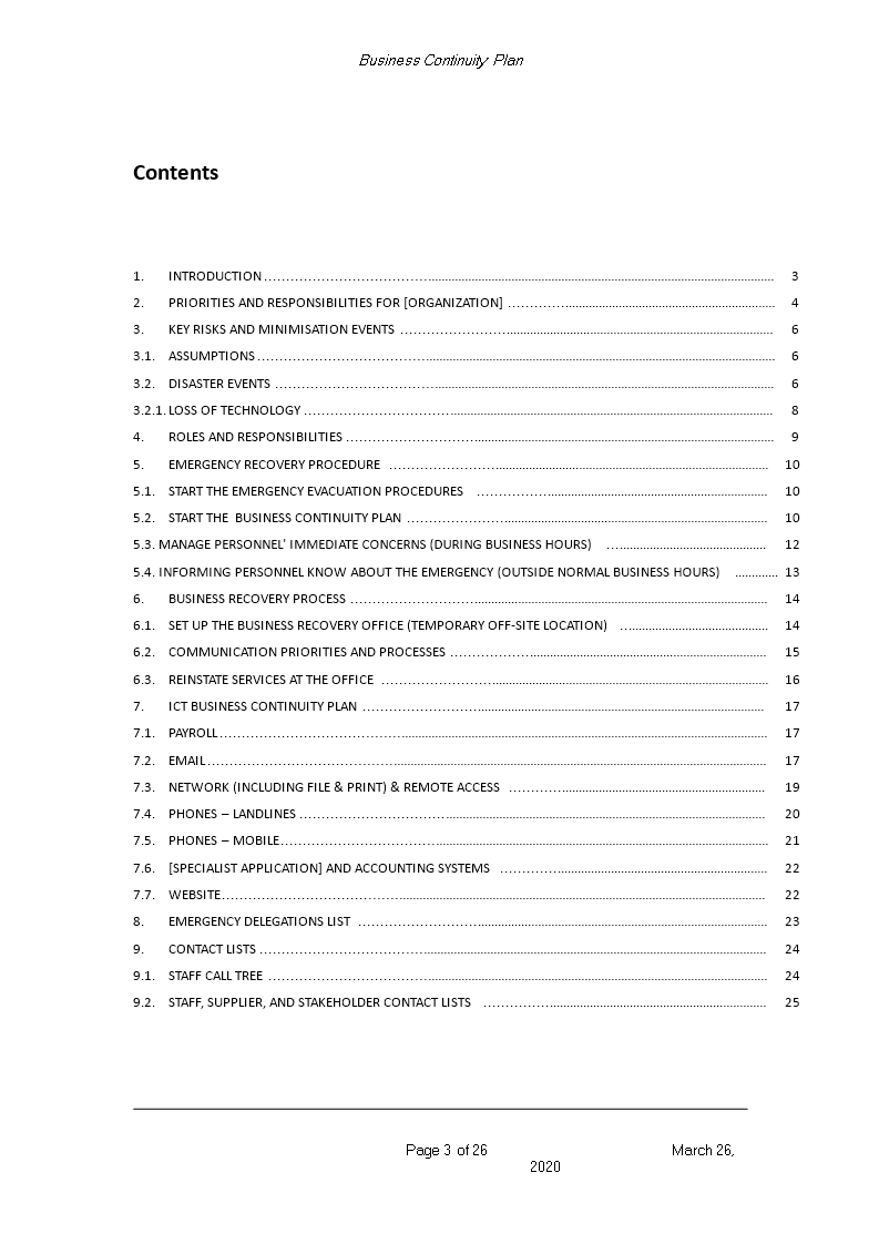 gdpr business continuity plan Hauptschablonenbild