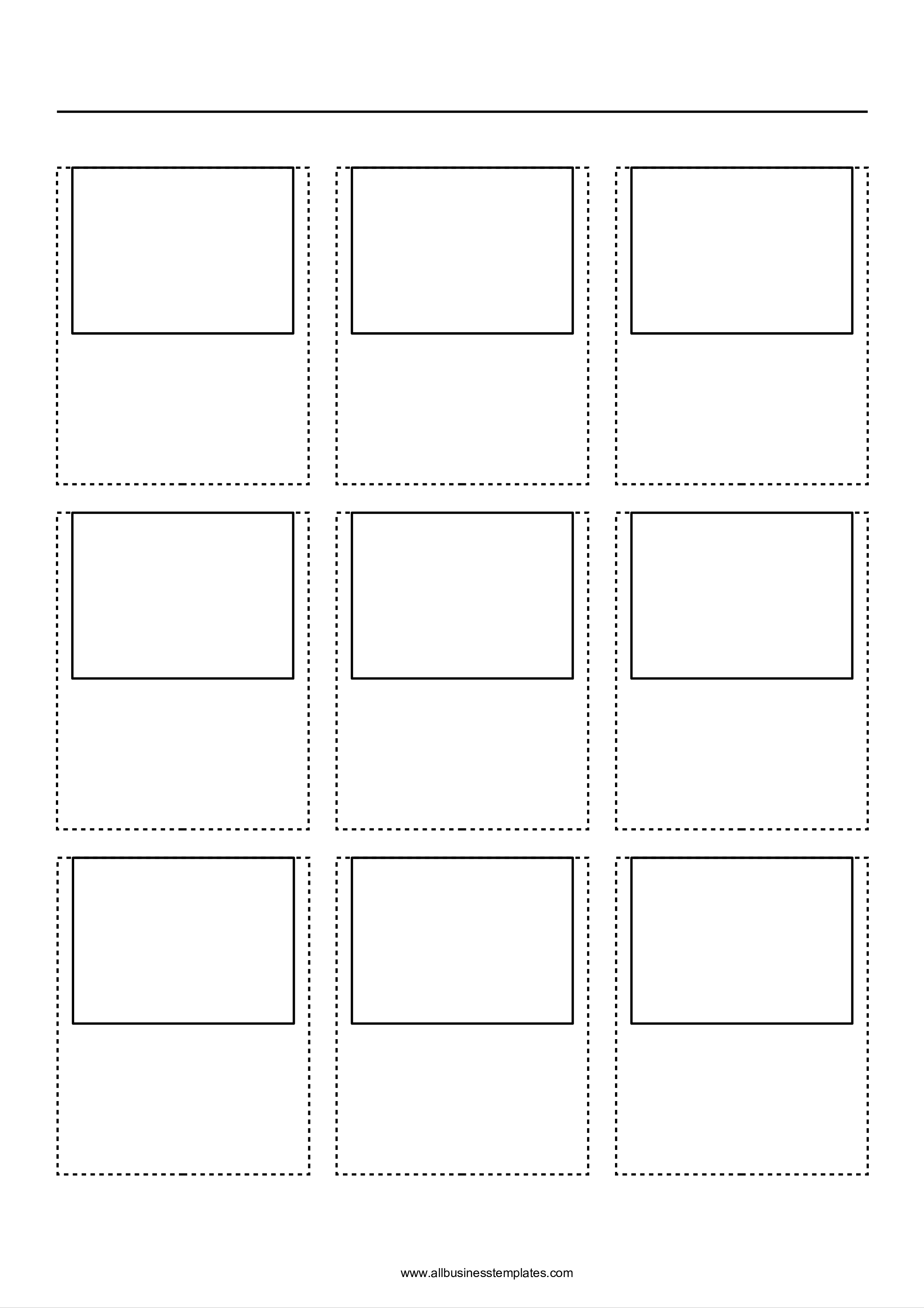 storyboard 3x3 modèles