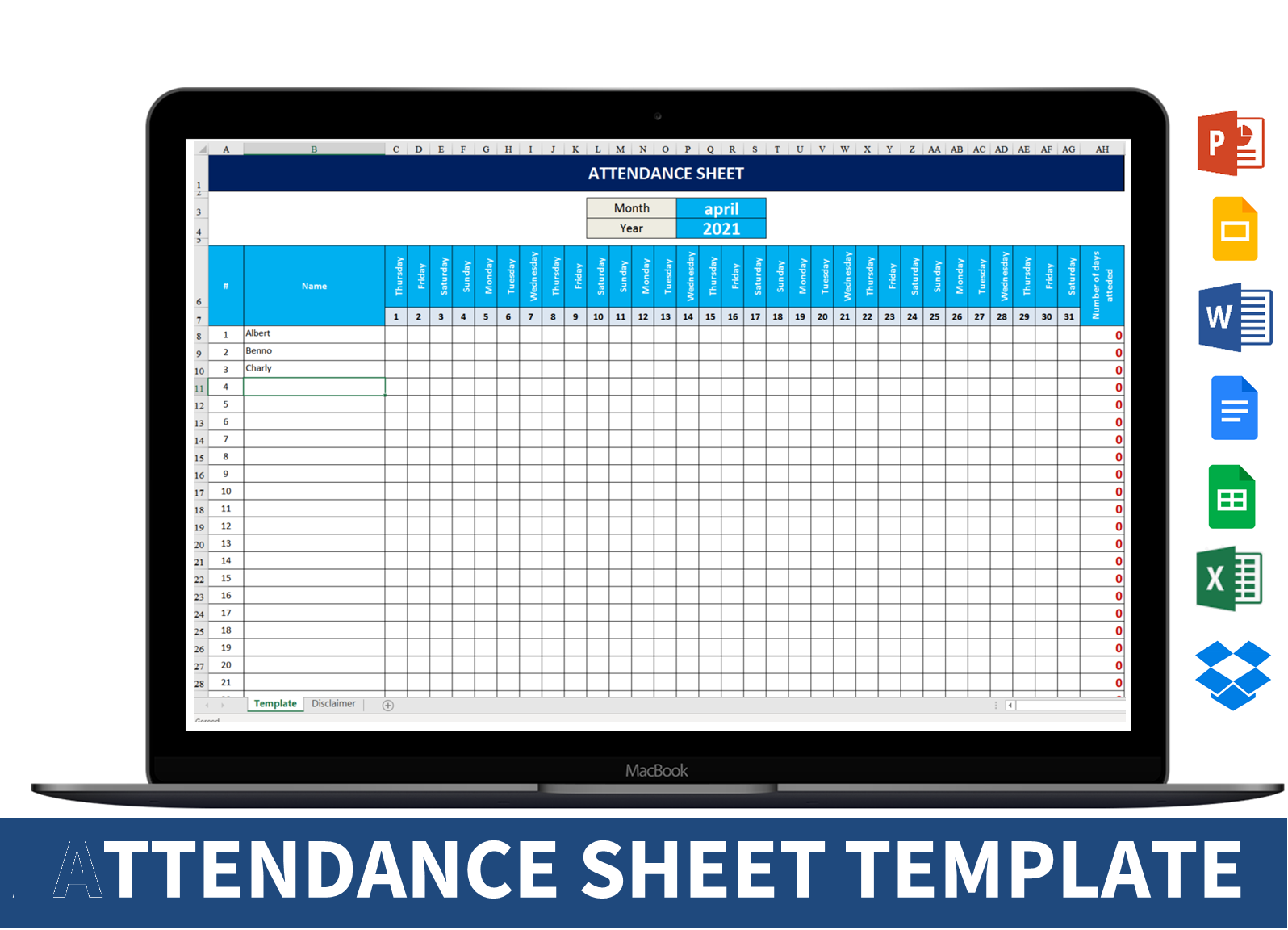 Attendance Sheet