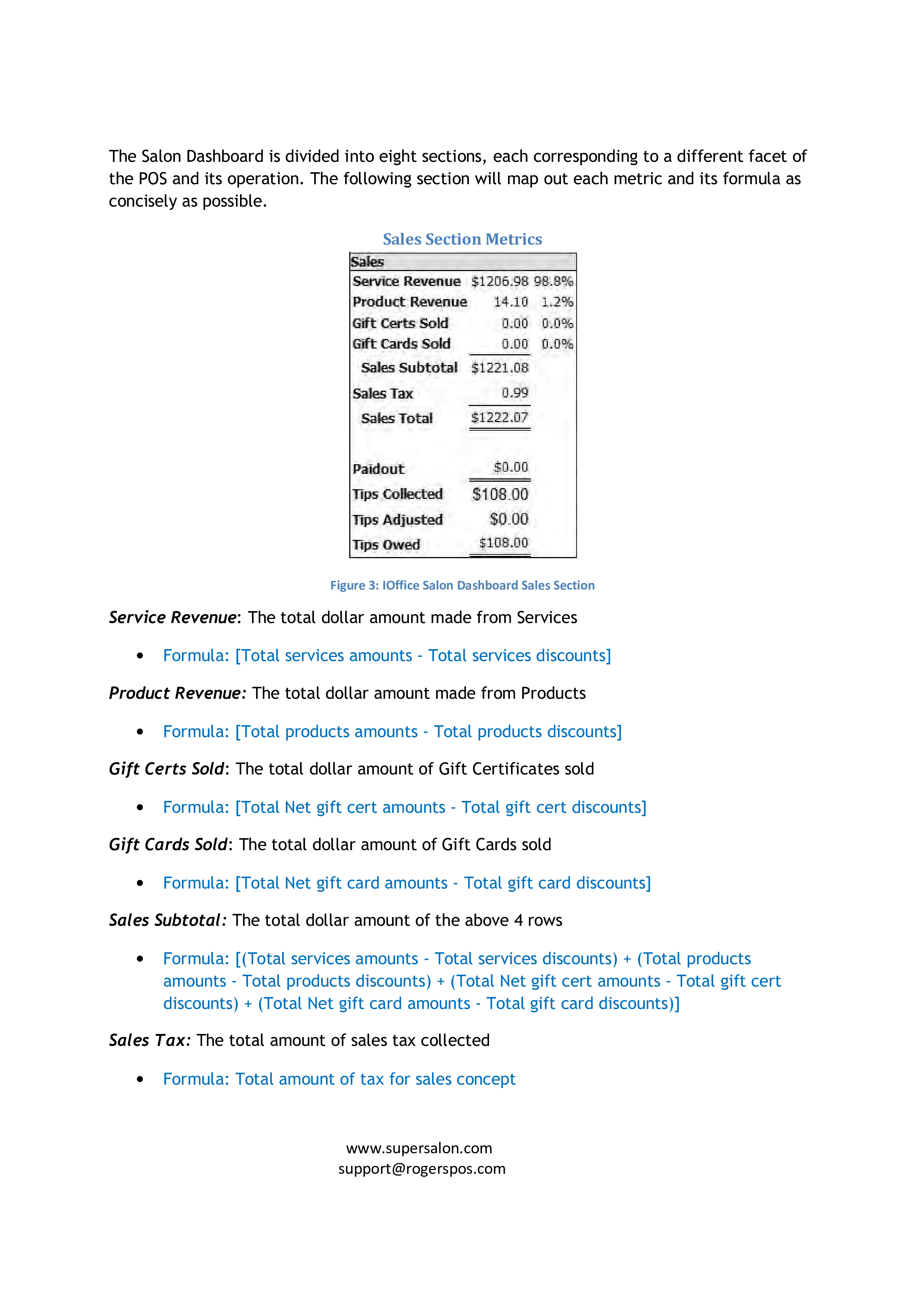 salon management dashboard plantilla imagen principal