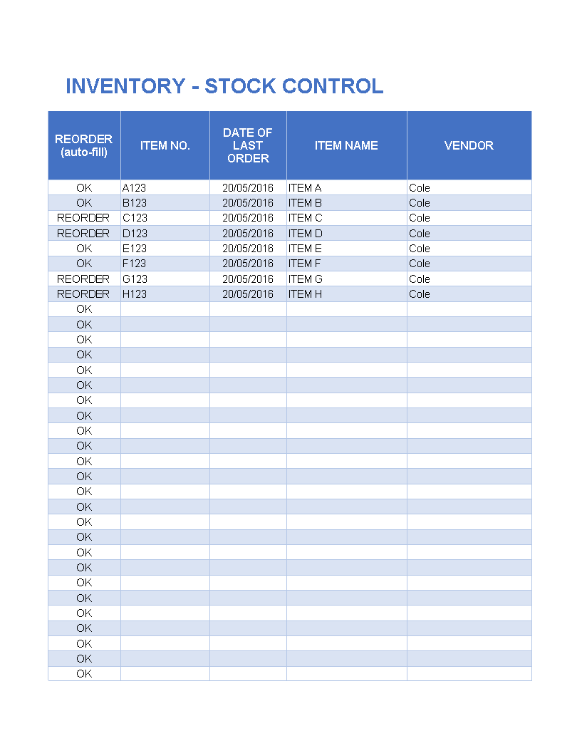 small business inventory list plantilla imagen principal