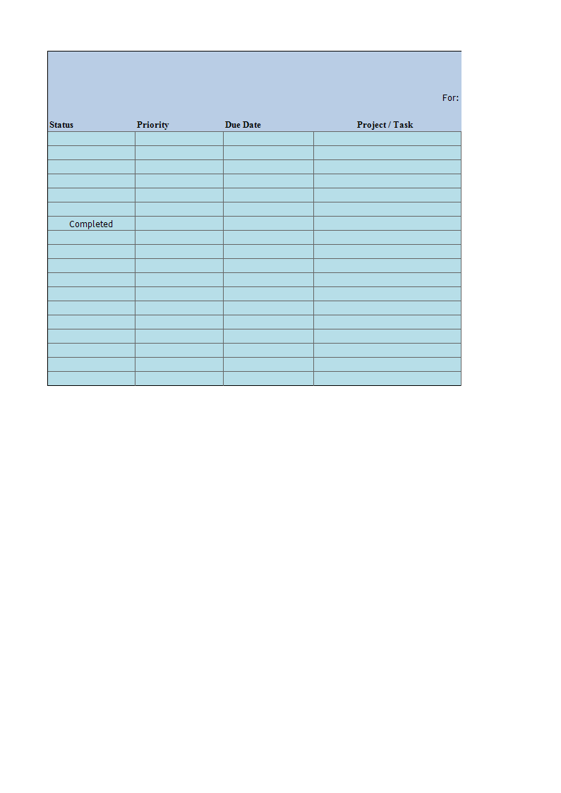 sample checklist in excel xls plantilla imagen principal