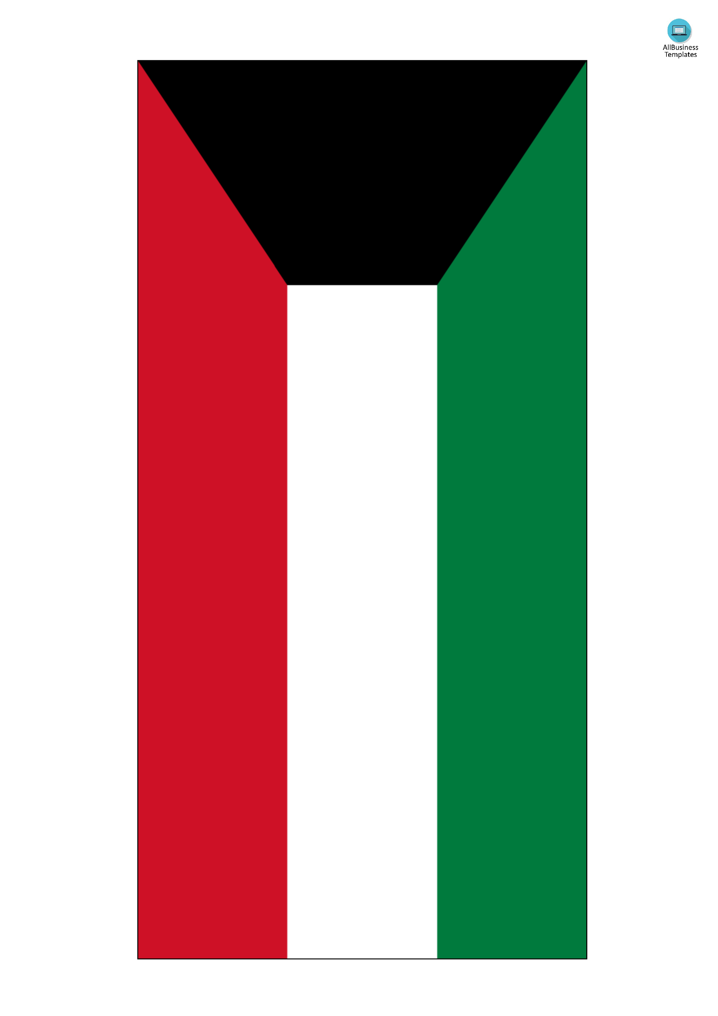 kuwait flag plantilla imagen principal