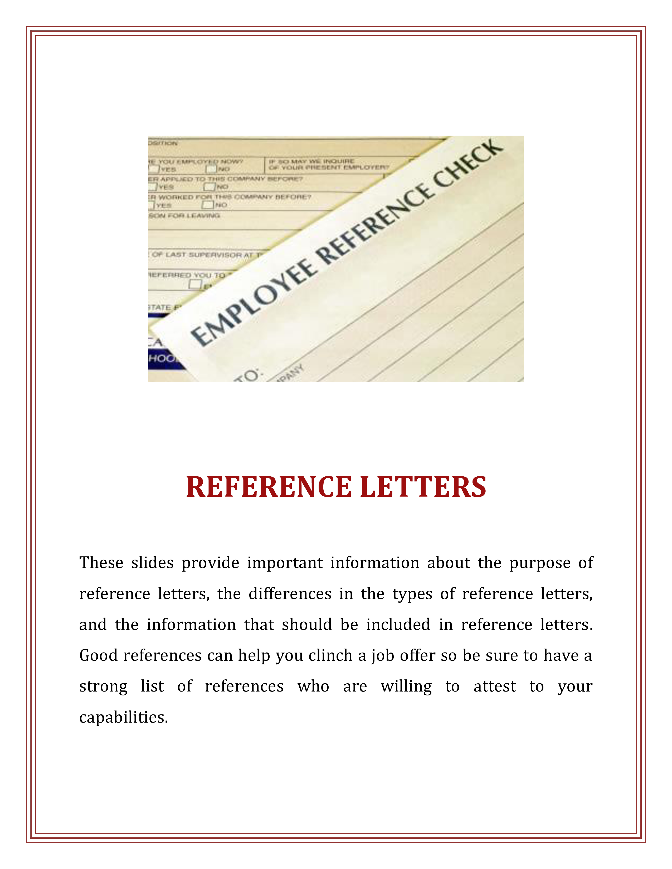 Formal Reference Letter For Business | Templates at ...