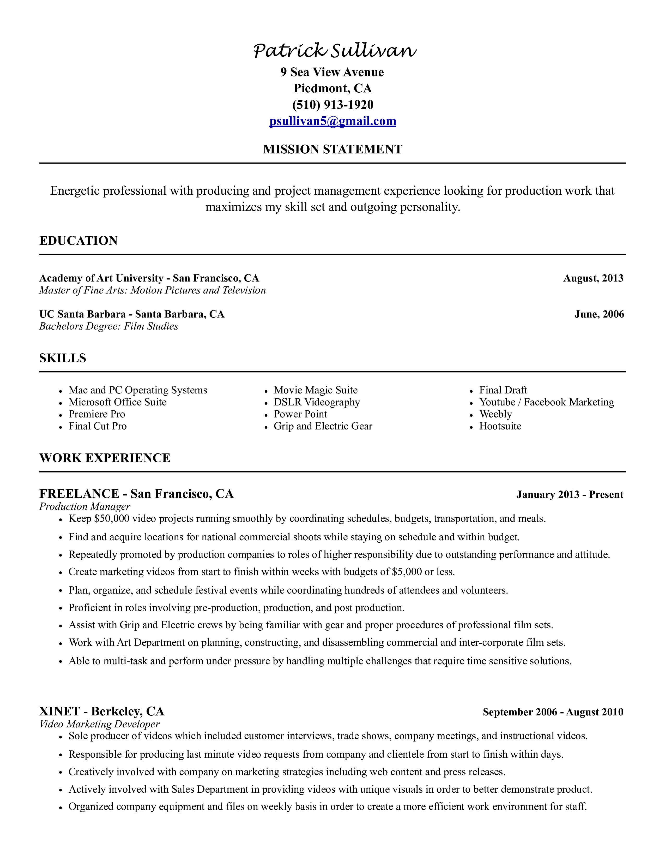 Sample Resume | Templates at allbusinesstemplates.com
