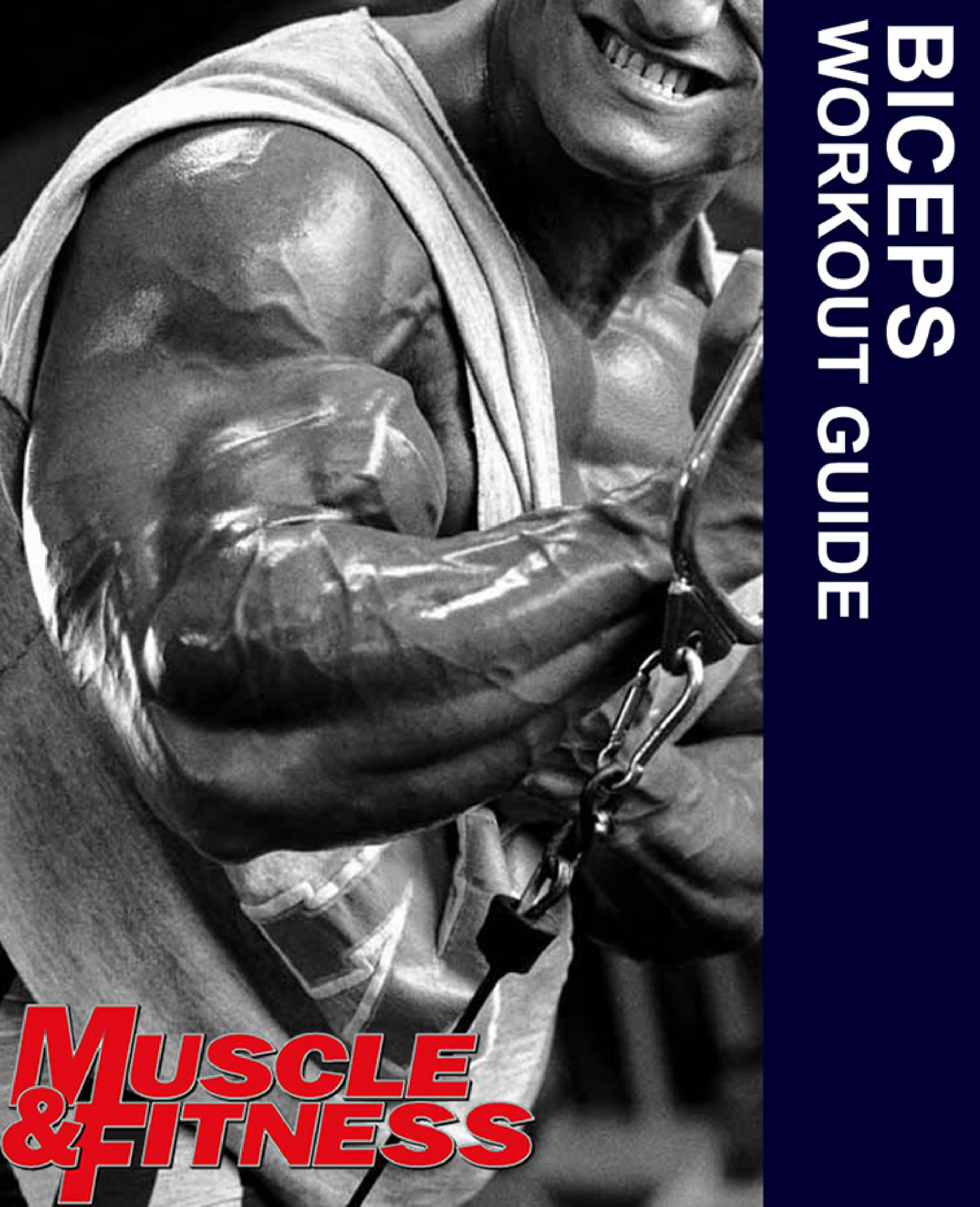 biceps workout chart plantilla imagen principal