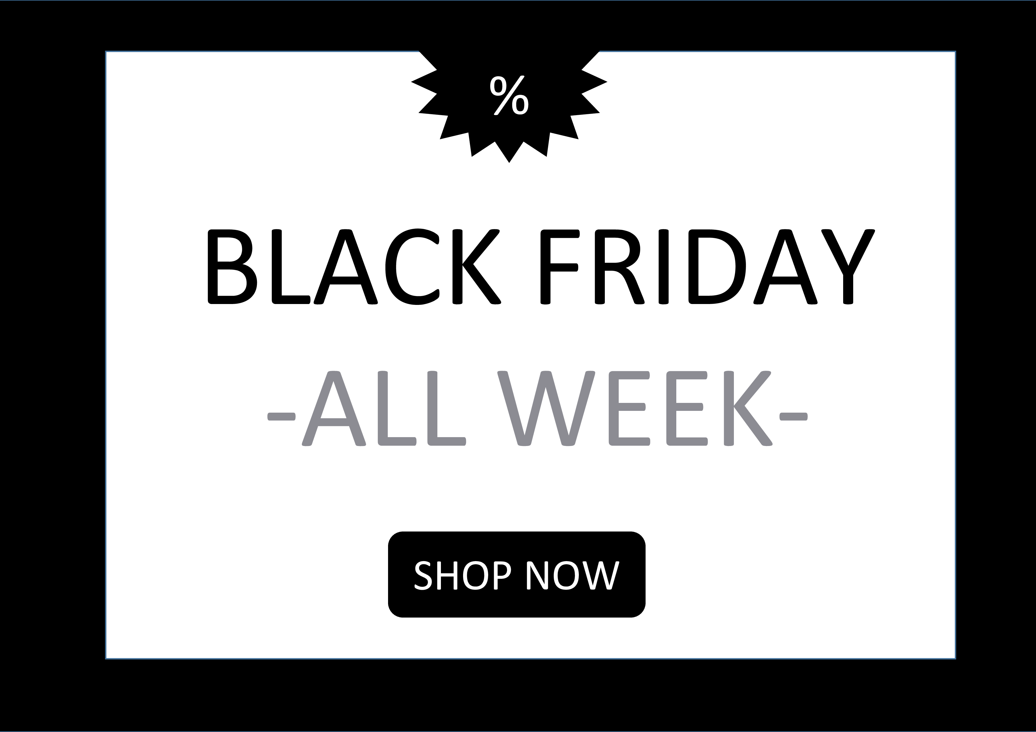 black friday sales poster template