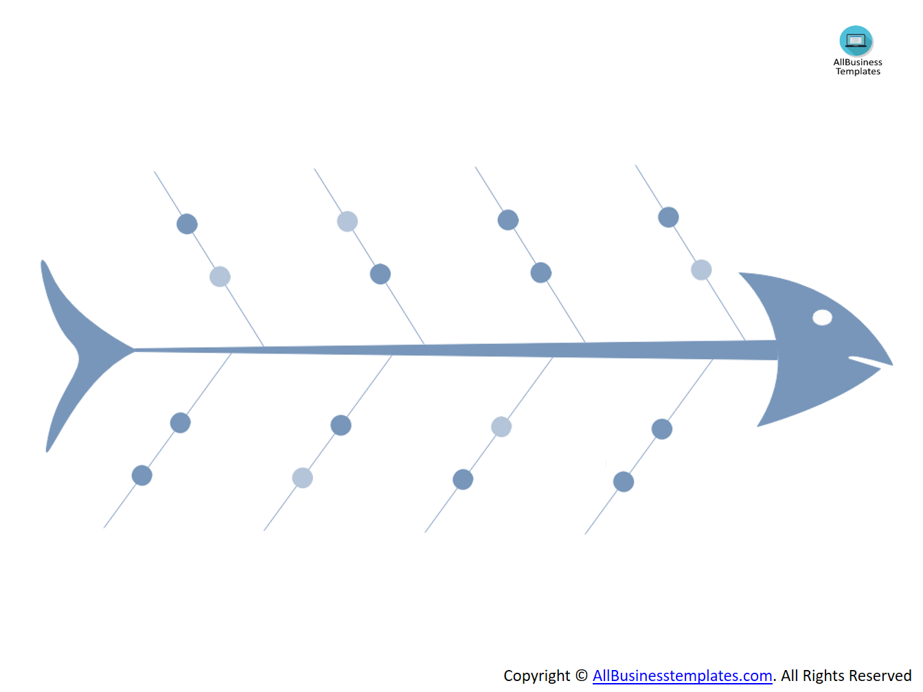 Gratis Fishbone template