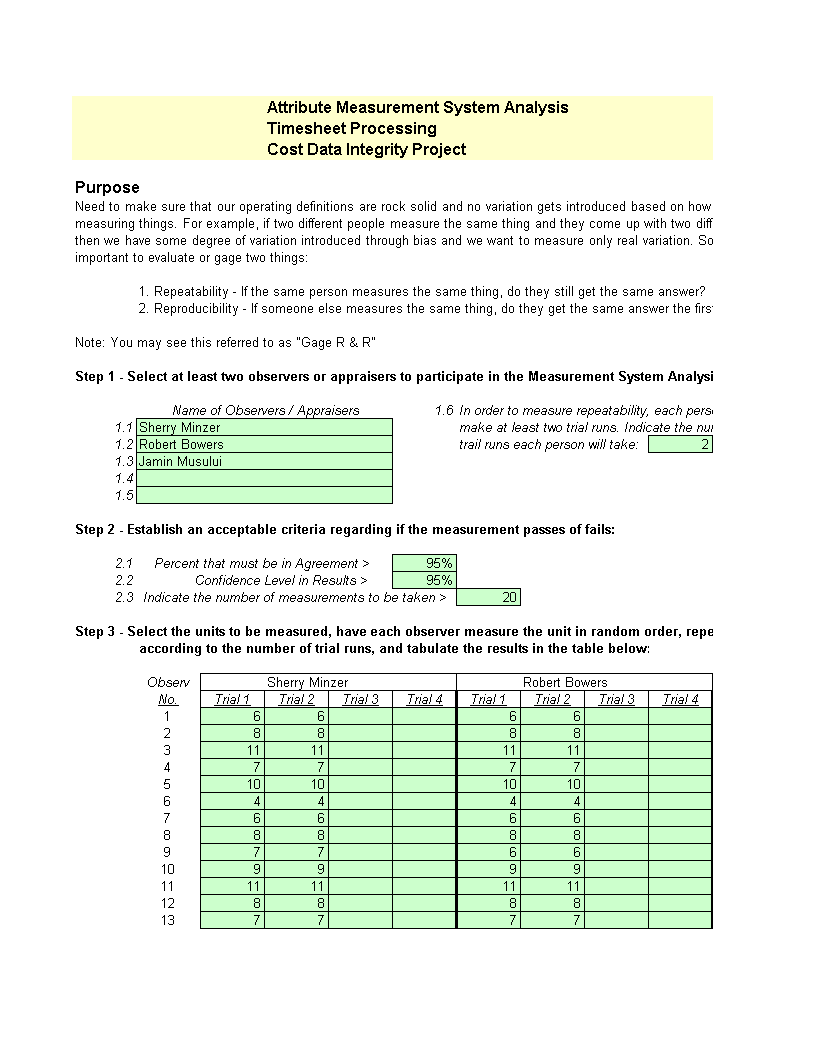 System Measurement Analysis Example main image