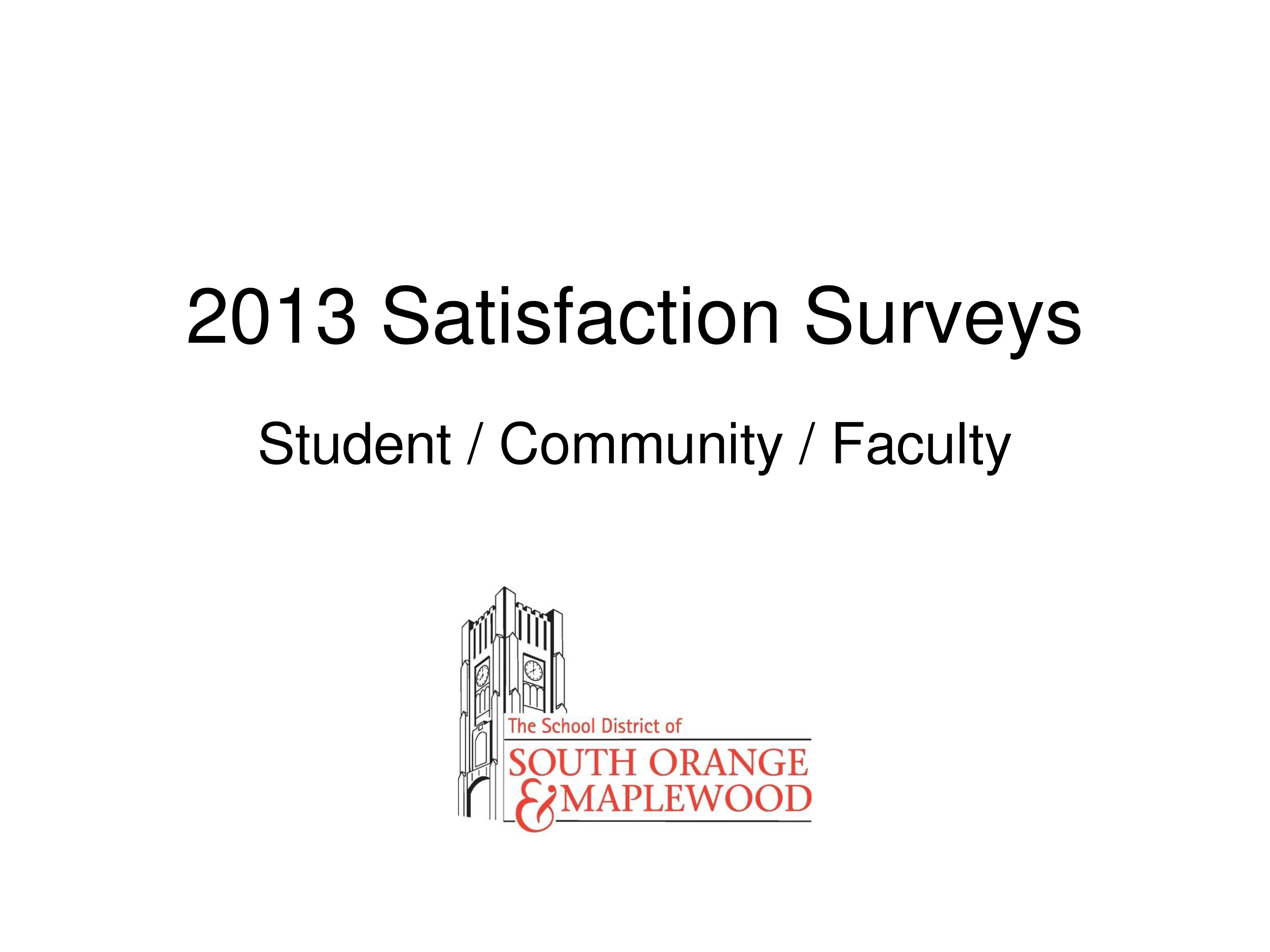 High School Satisfaction Survey 模板