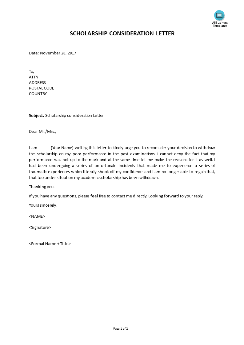 Withdraw From Consideration Letter from www.allbusinesstemplates.com