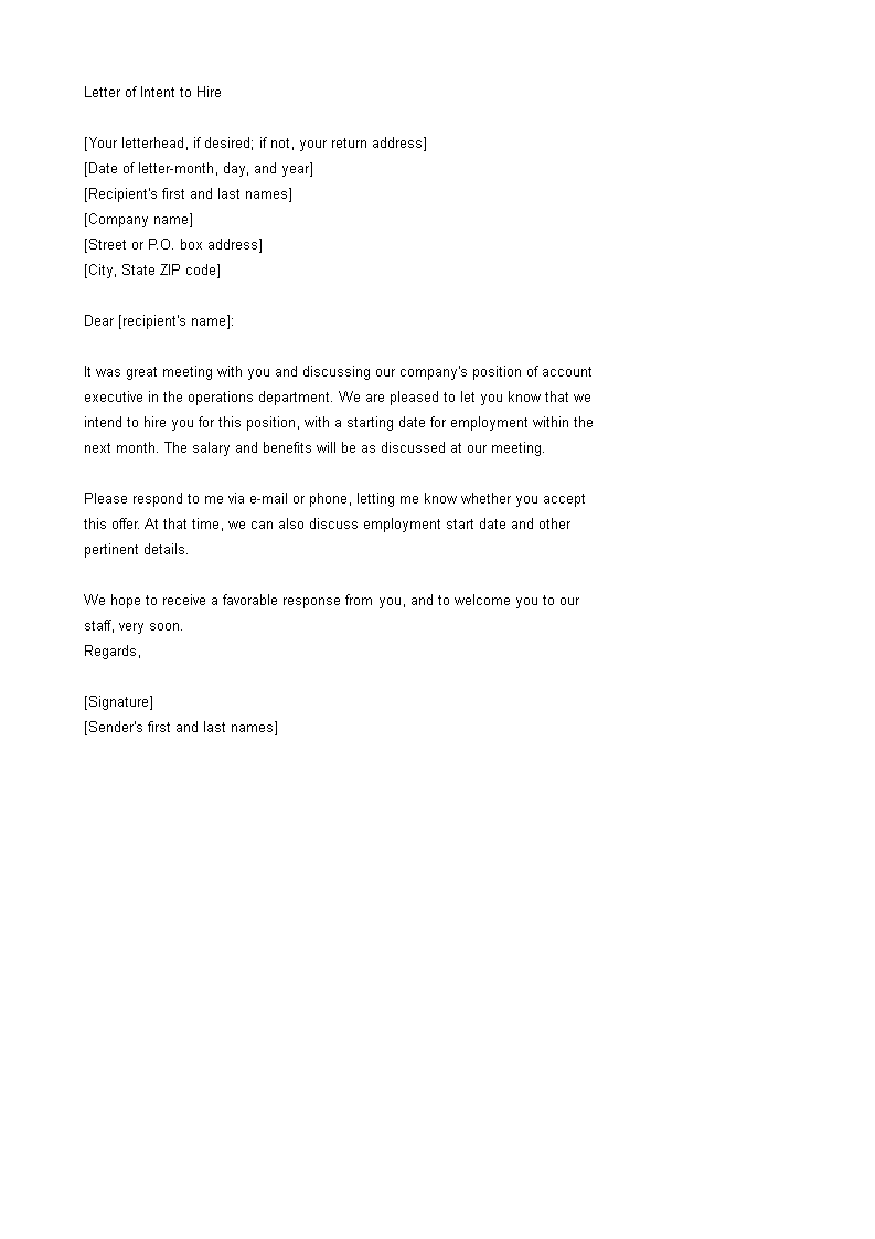 Letter Of Hire Template from www.allbusinesstemplates.com