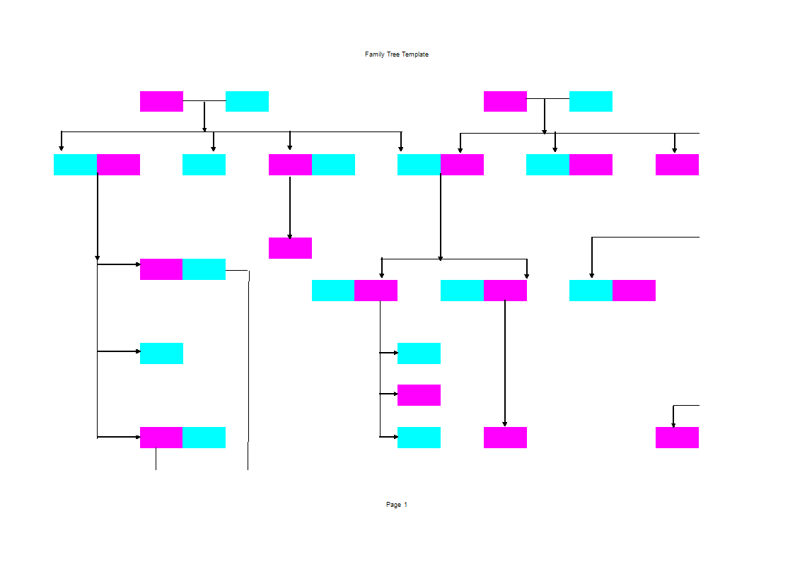 family tree template sample template