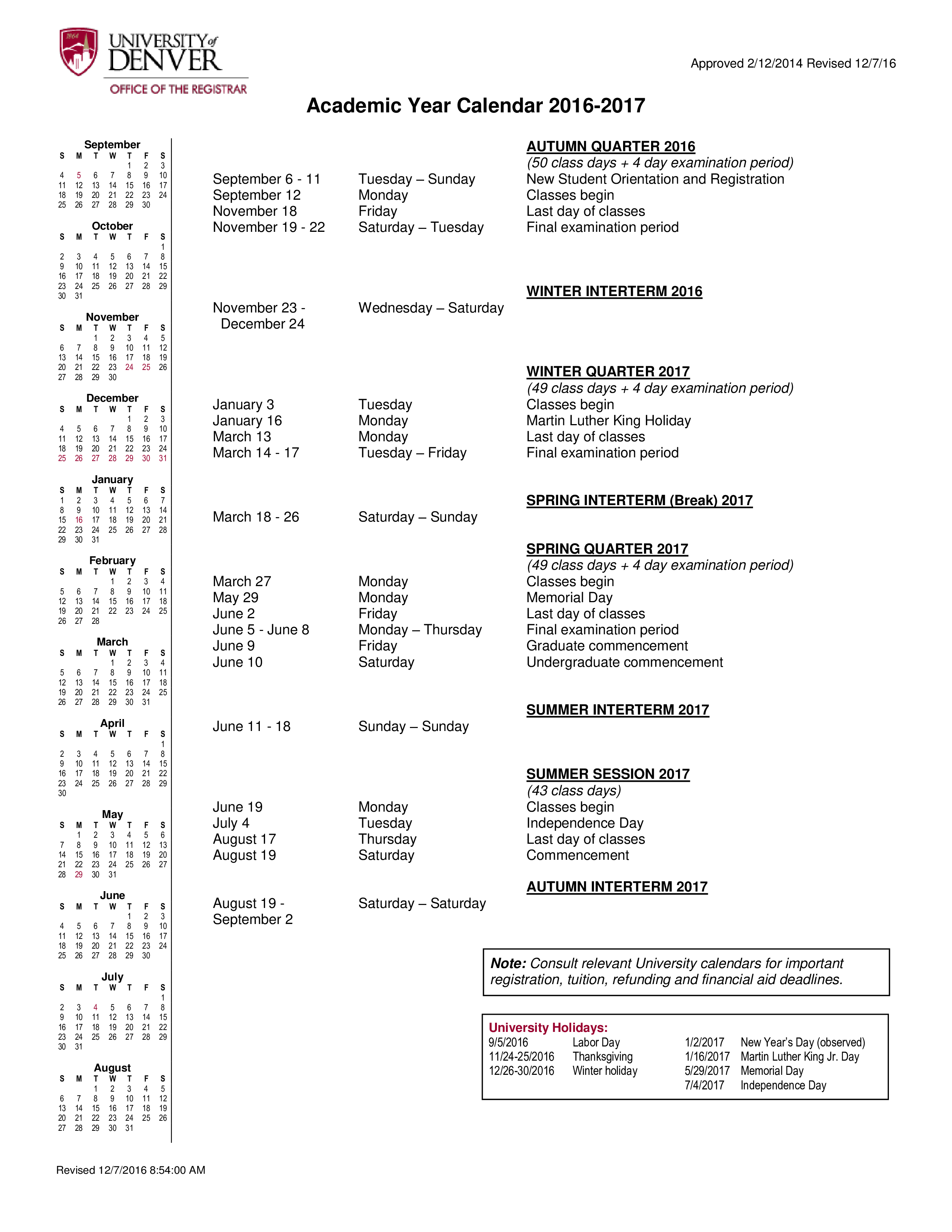 academic calendar yearly Hauptschablonenbild