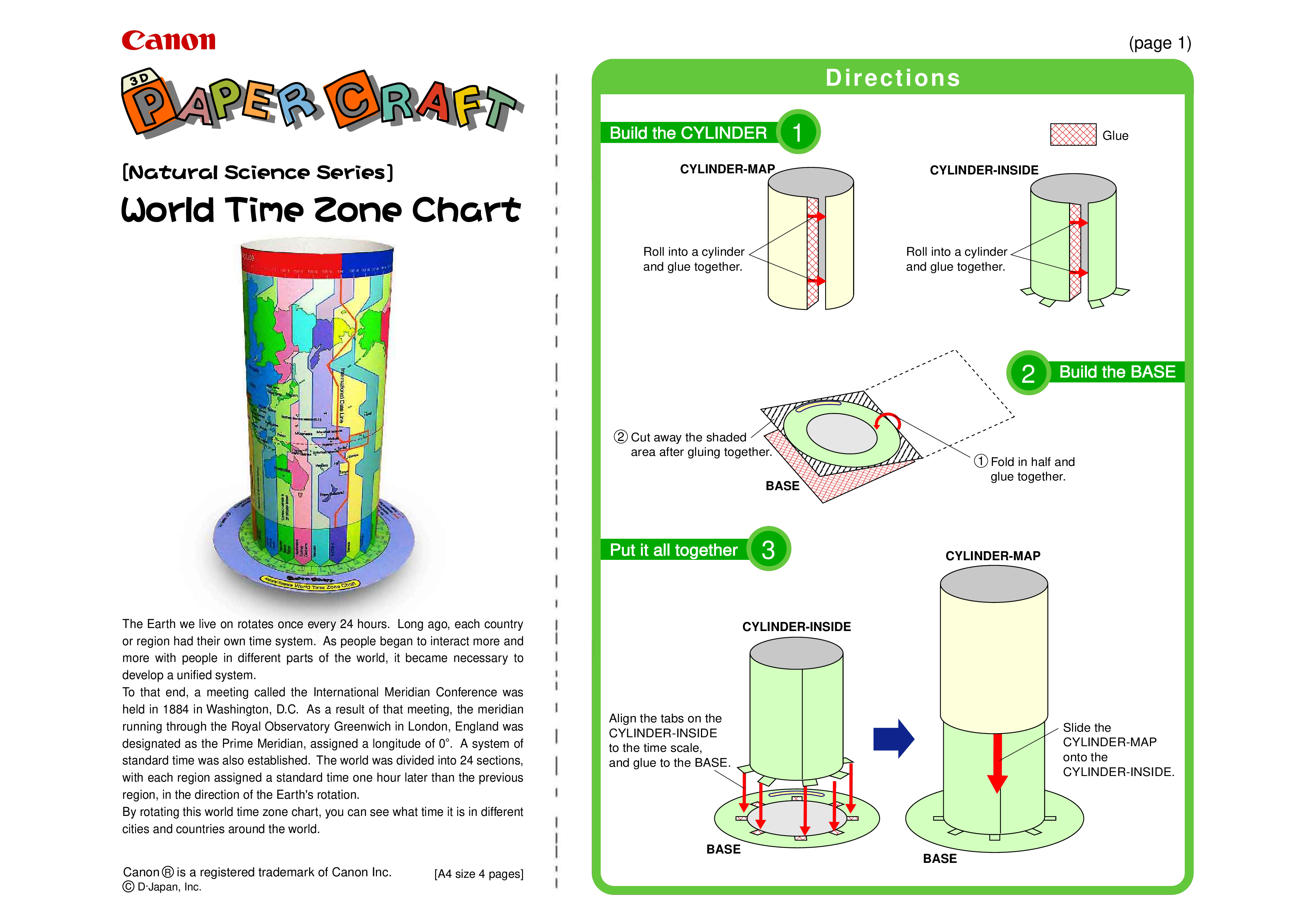 Time Zone Chart 模板