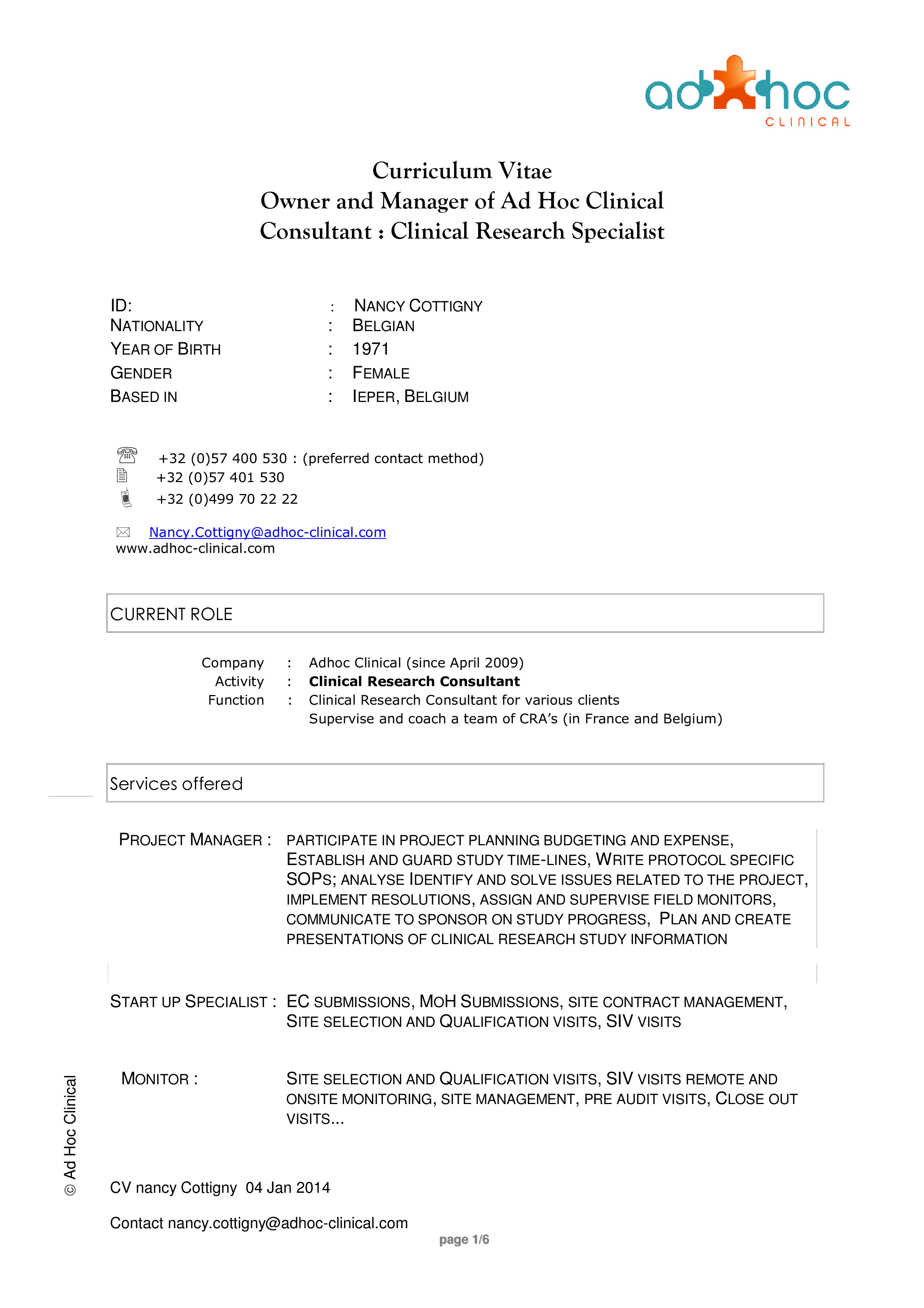 functional manager modèles