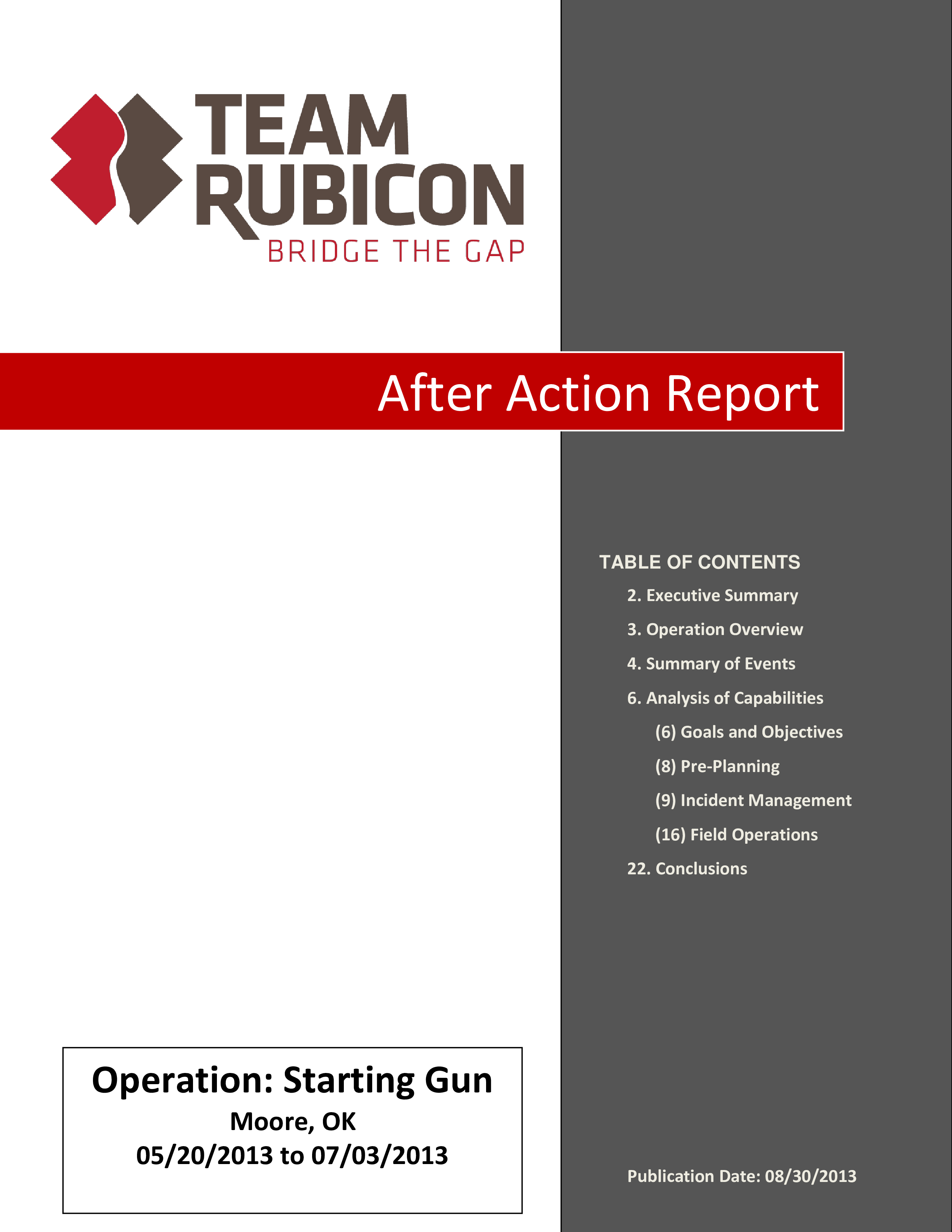 action report template
