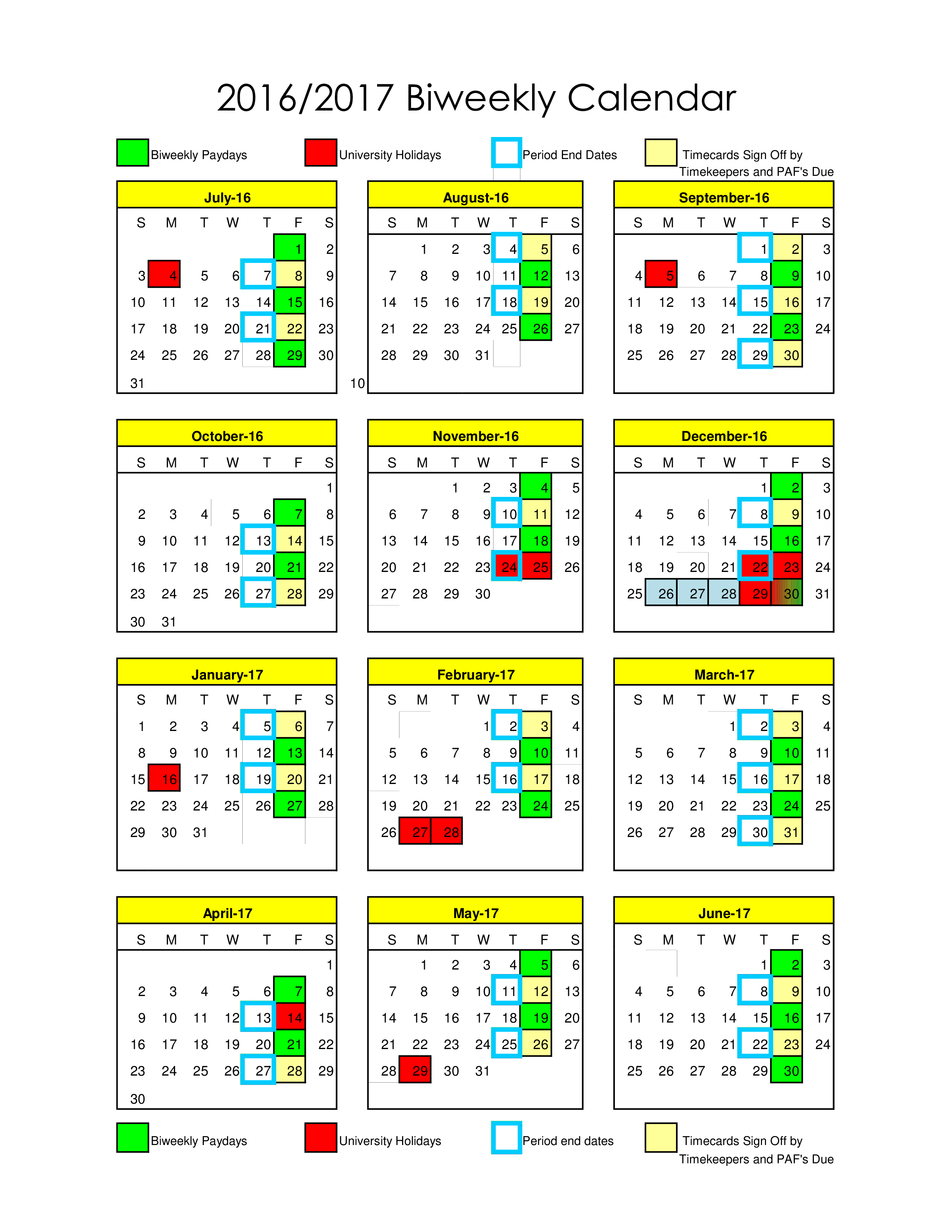 bi weekly calendar plantilla imagen principal