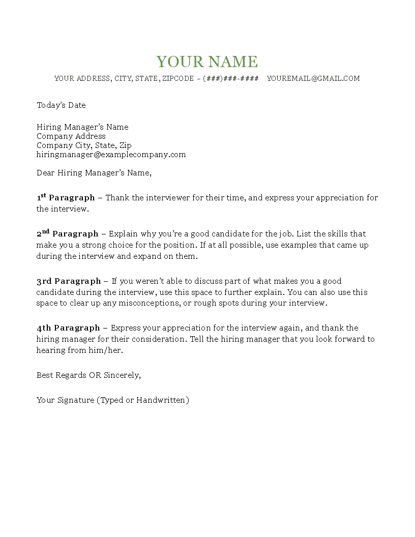  Thank You Letter Template Allbusinesstemplates