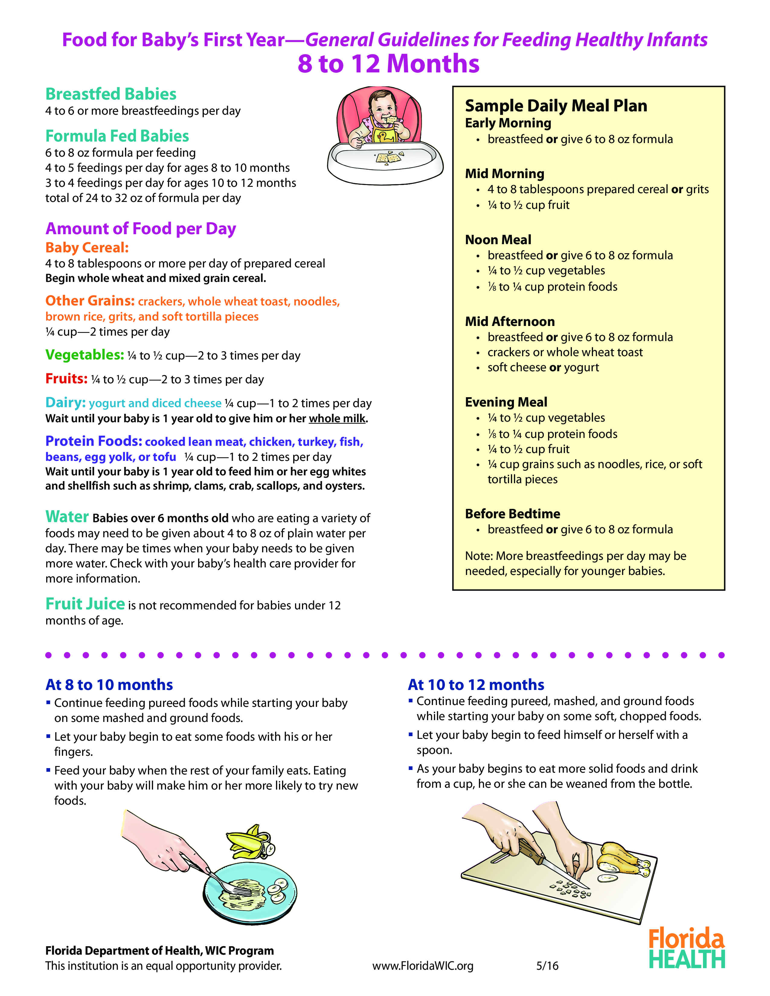 baby diet.pdf template