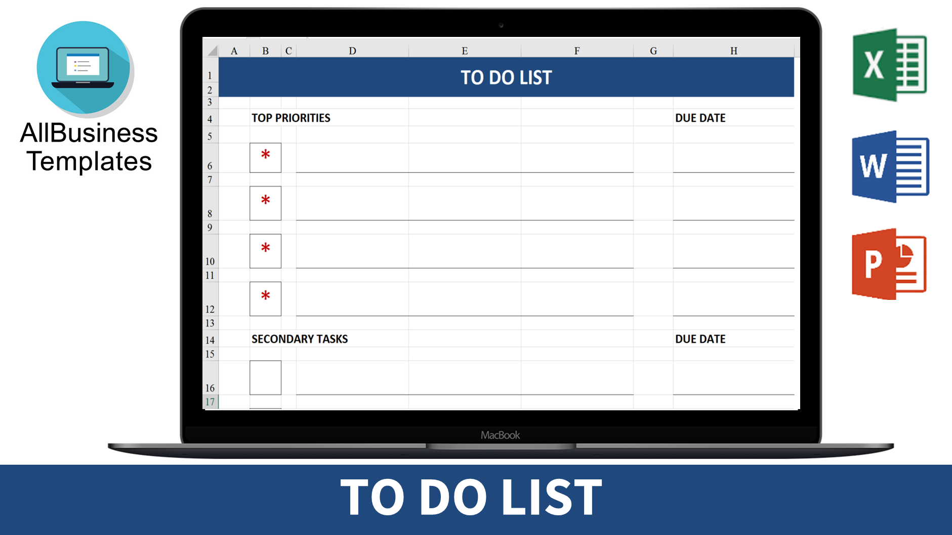 printable to do list template