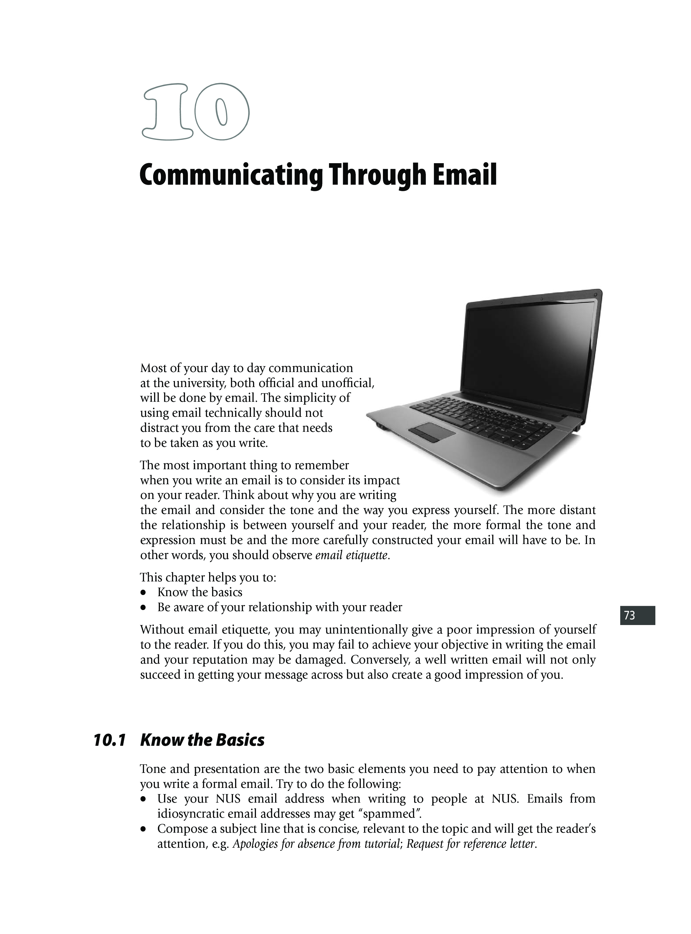 Business Communication Email Format Templates at