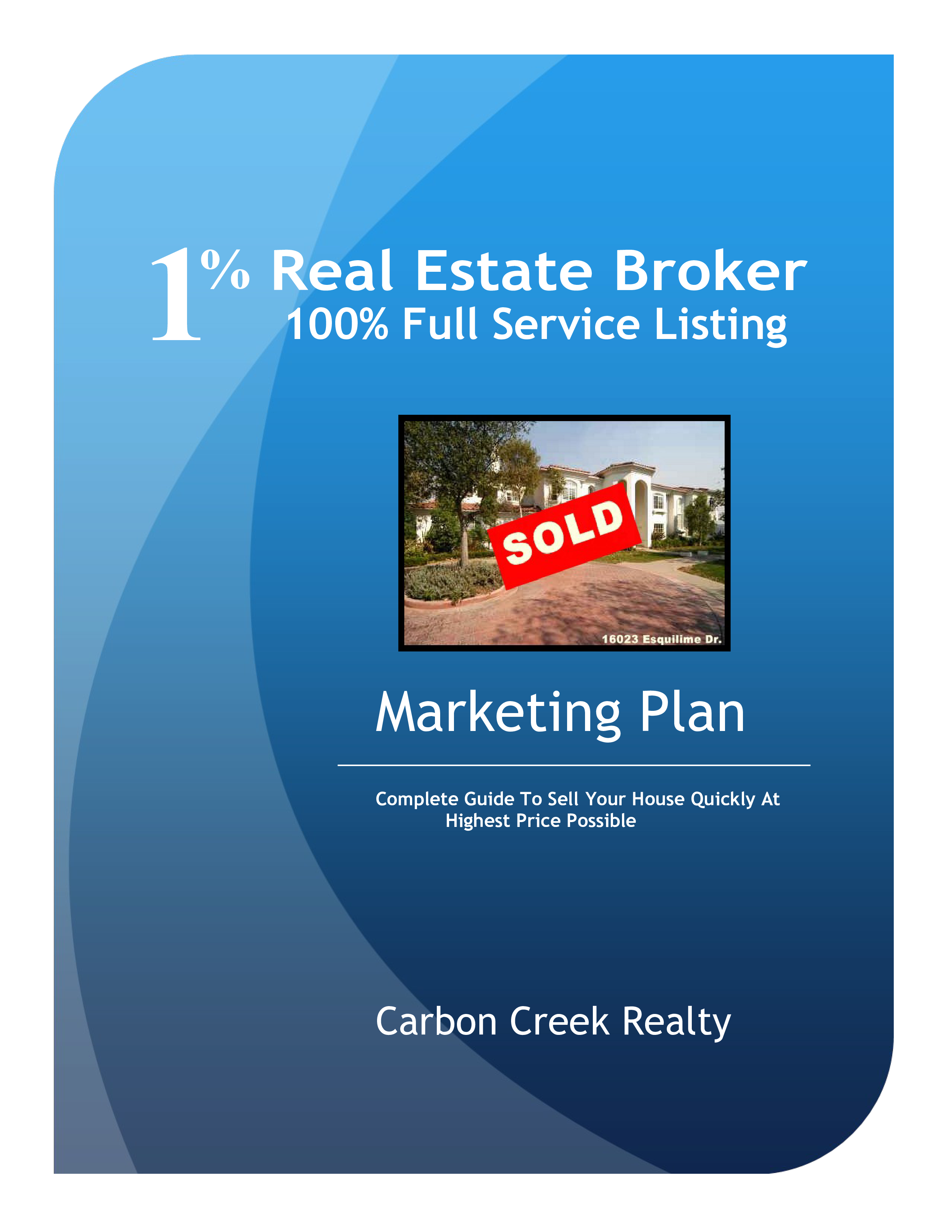 Real Estate Broker Marketing Plan main image