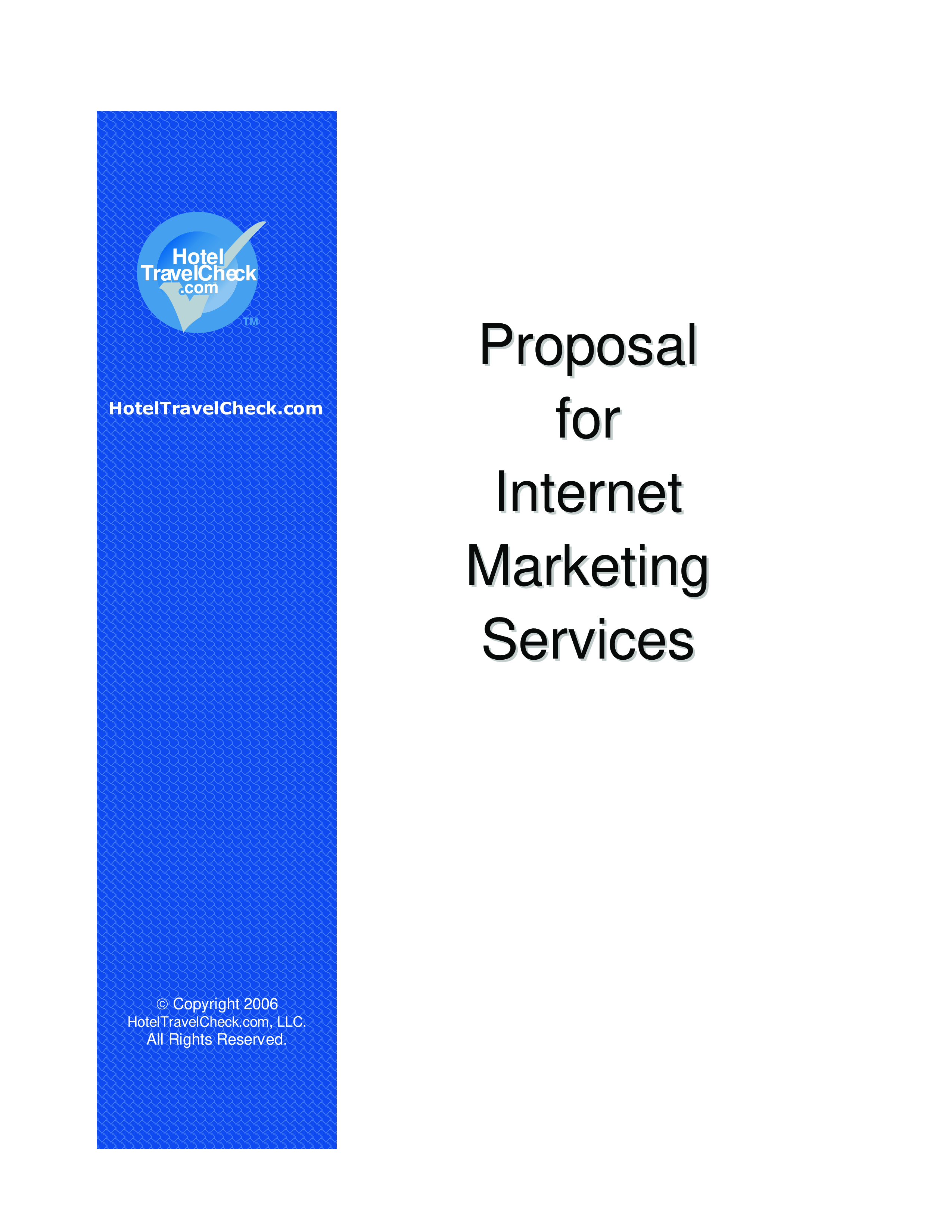 Internet Marketing Proposal 模板
