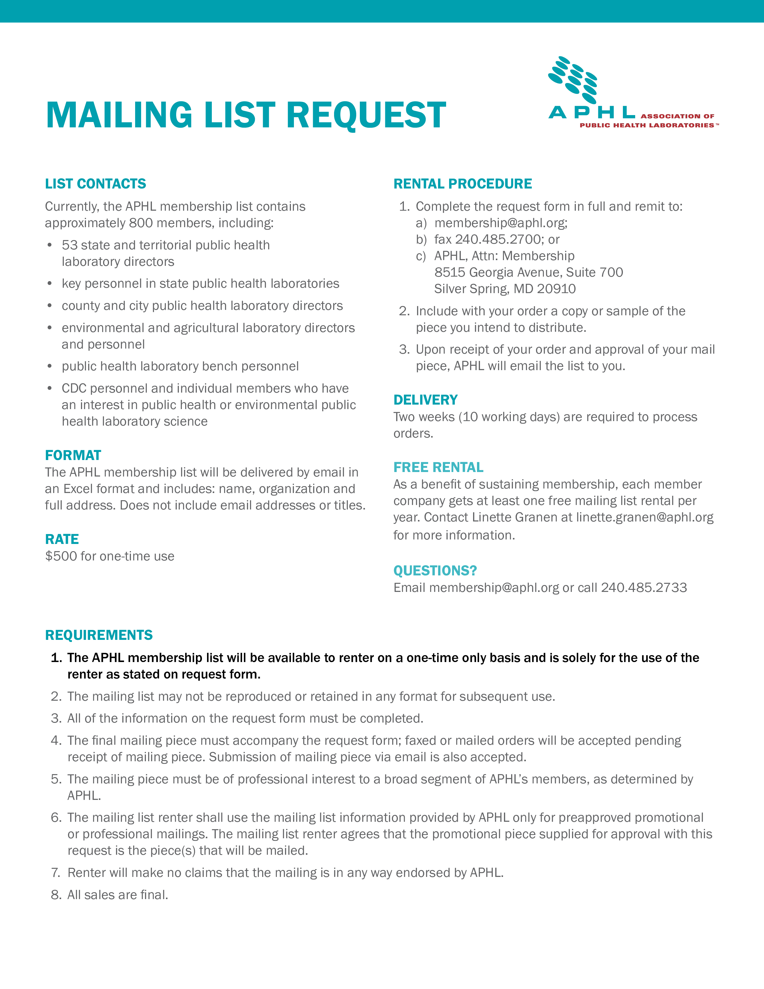 printable mailing list modèles