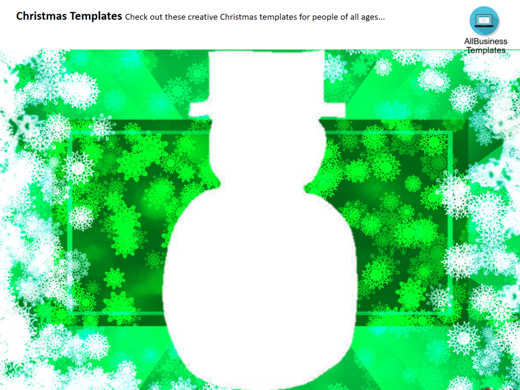 christmas snowman color page template