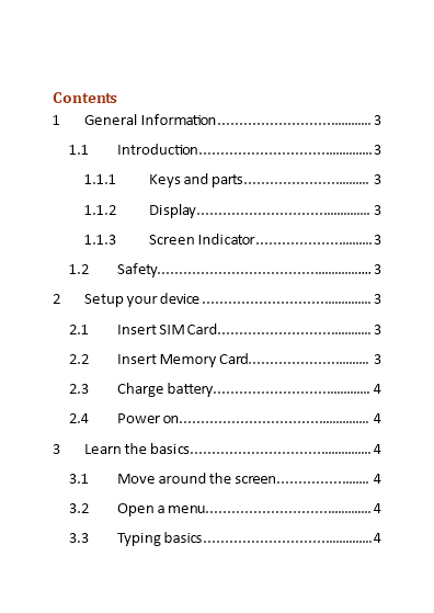 Professional User Manual template | Templates at allbusinesstemplates.com