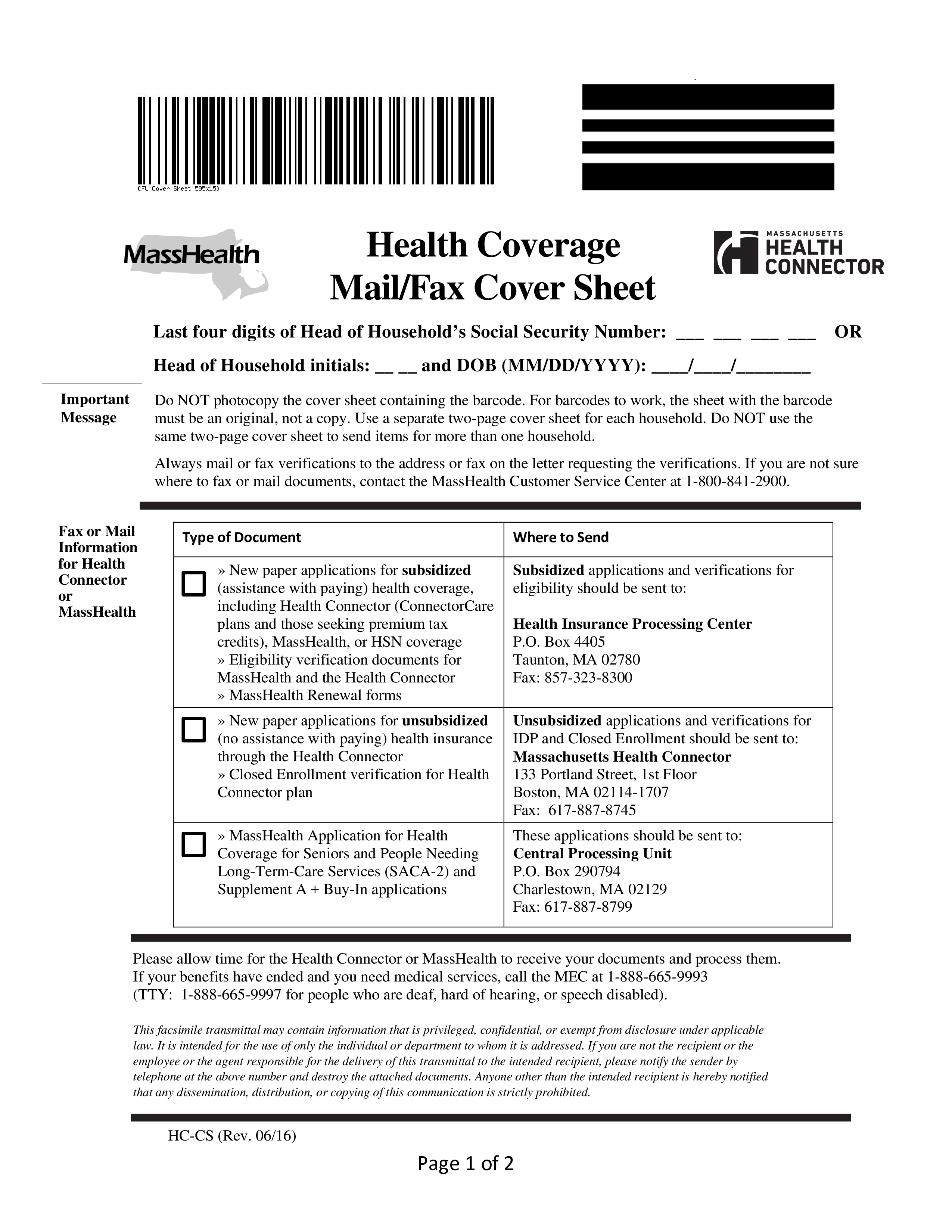 Letterhead Fax main image