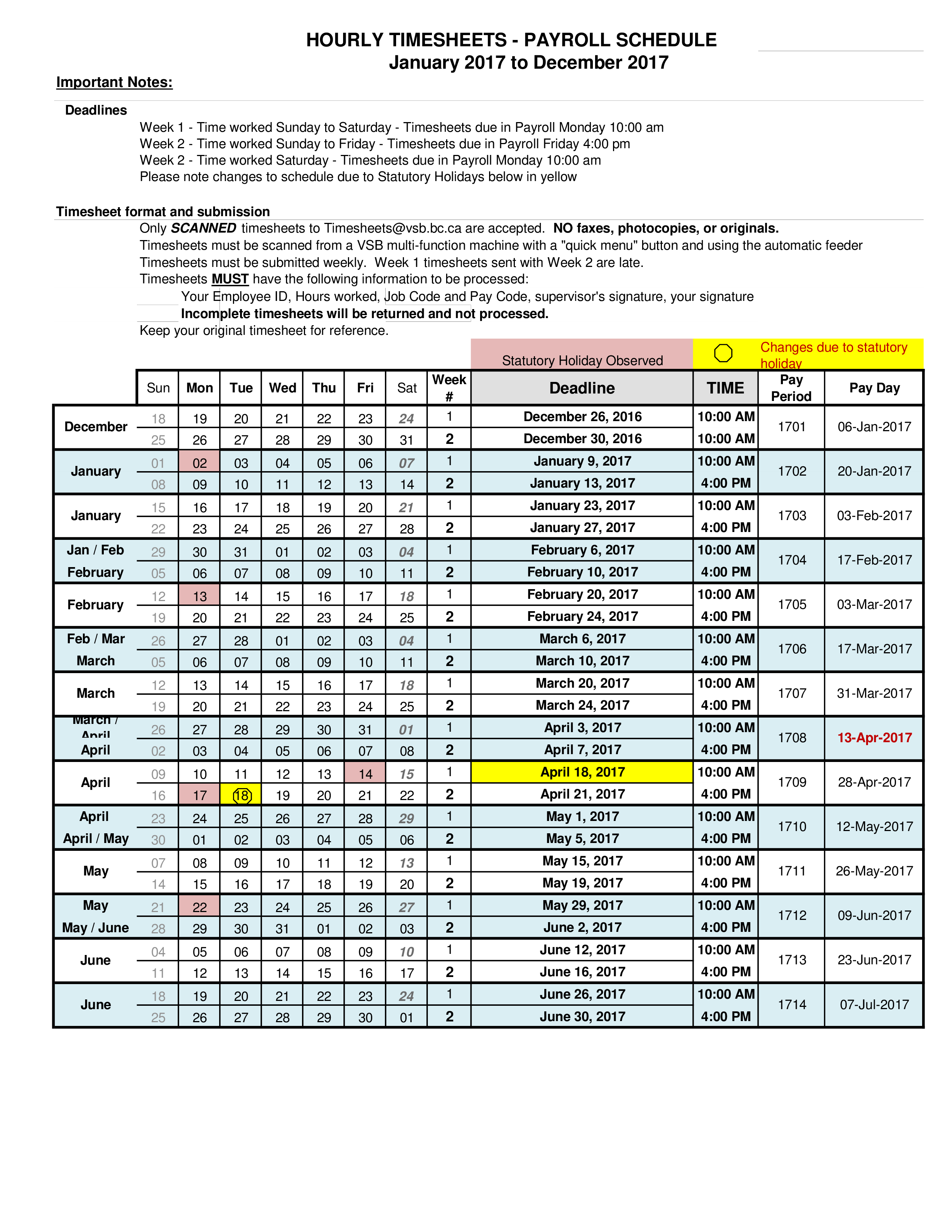 hourly calendar template