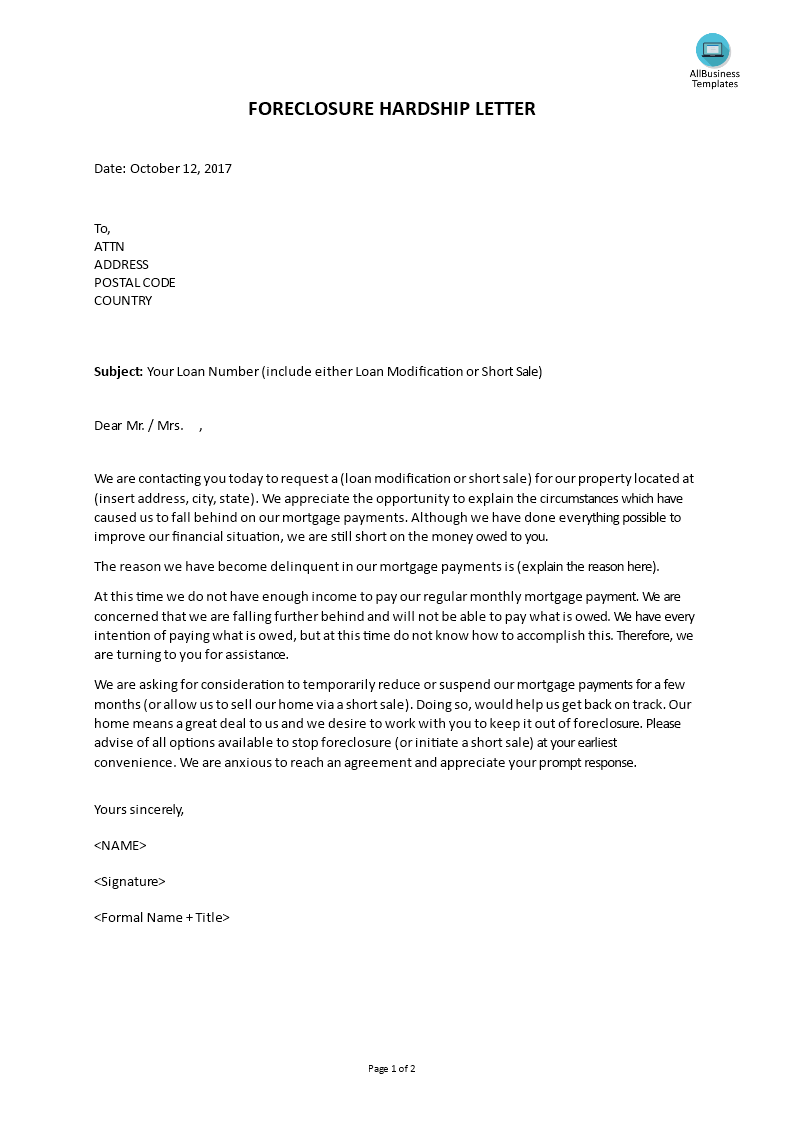 free-foreclosure-letter-template-of-hardship-letter-sample-template