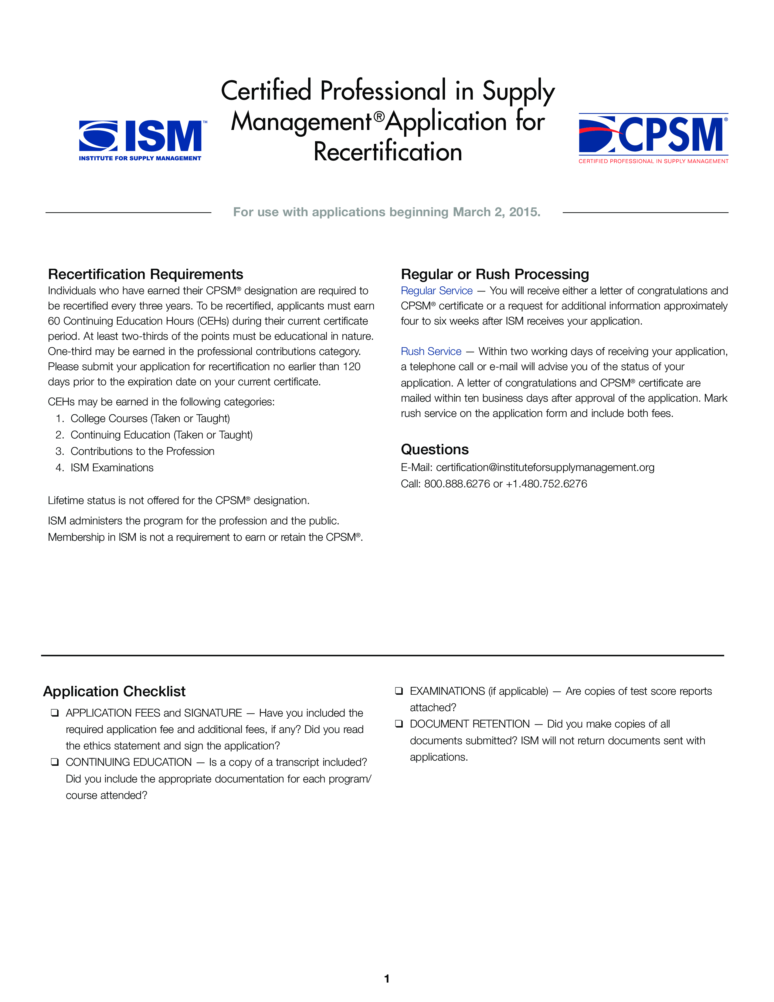 Supply Management Training Certificate main image