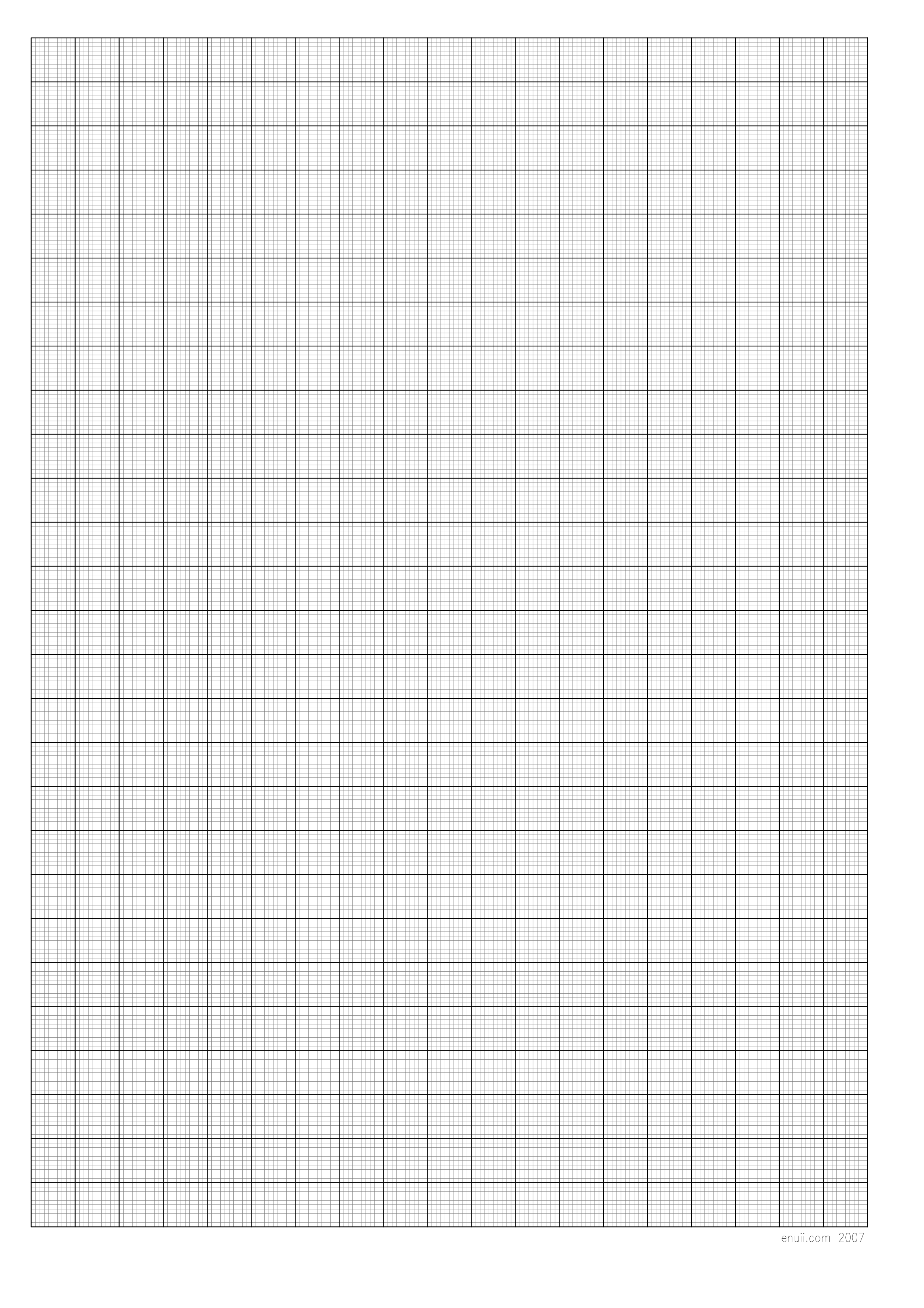 Printable Square Graph Paper main image